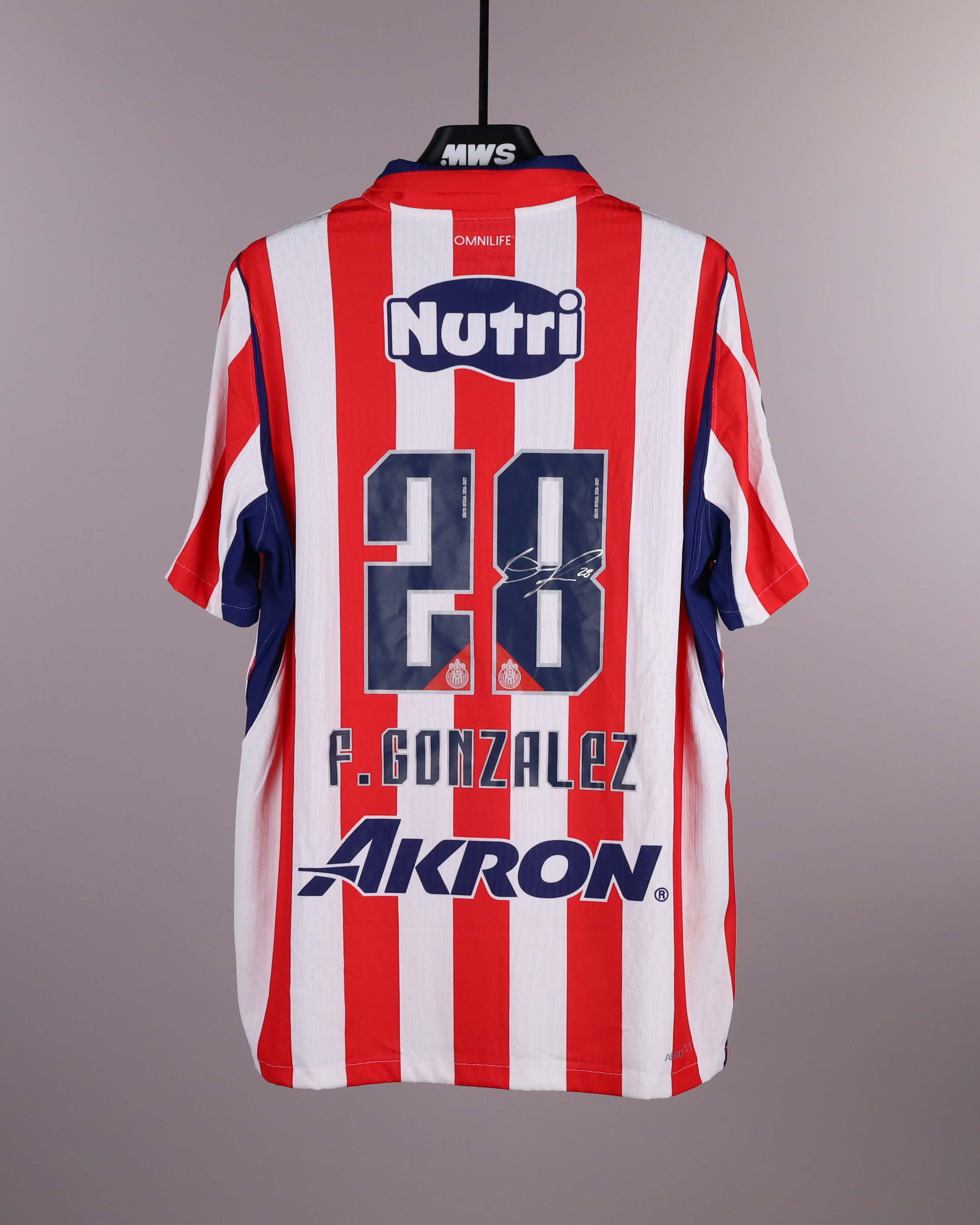 Fernando González Pineda Chivas Guadalajara jersey