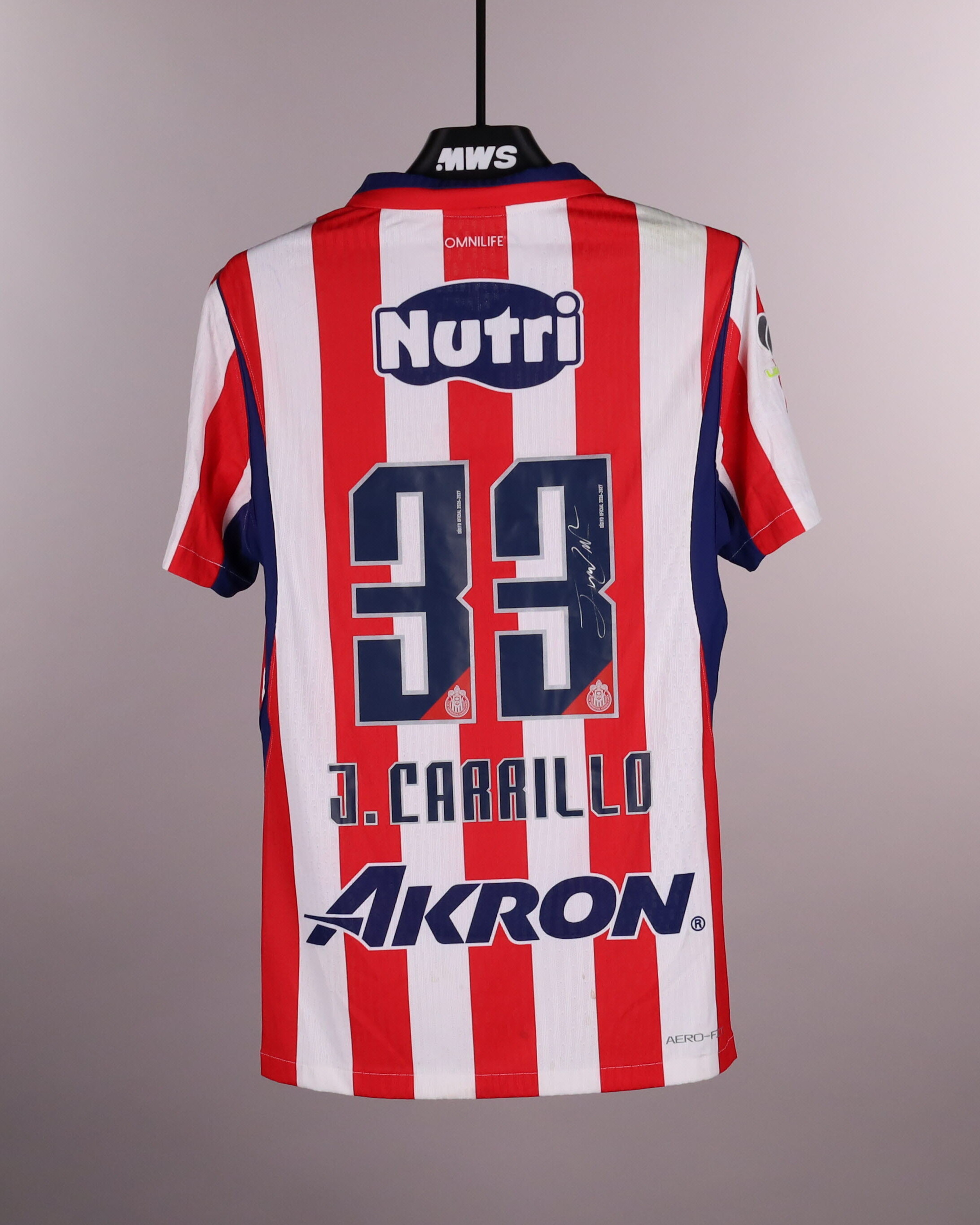 Jordan Carrillo Chivas Guadalajara jersey