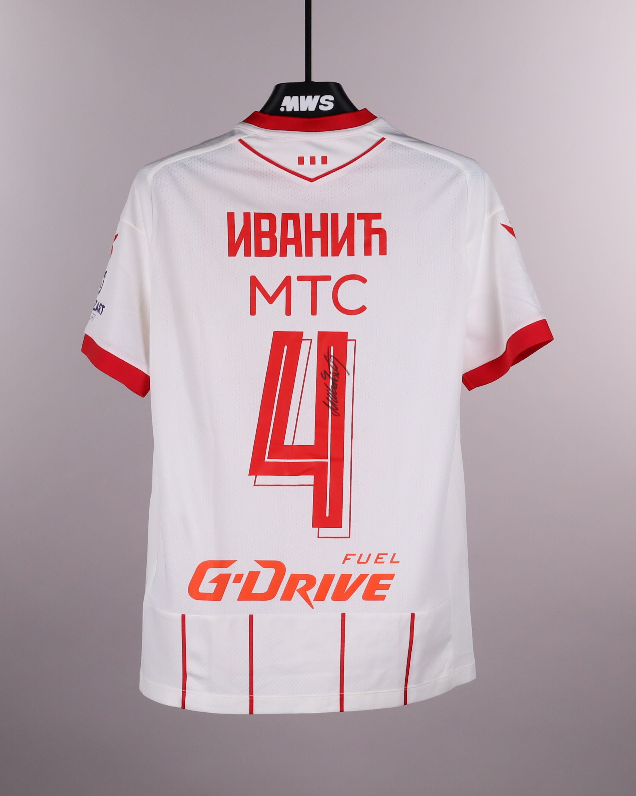 Maglia di Mirko Ivanić (FK Crvena zvezda)