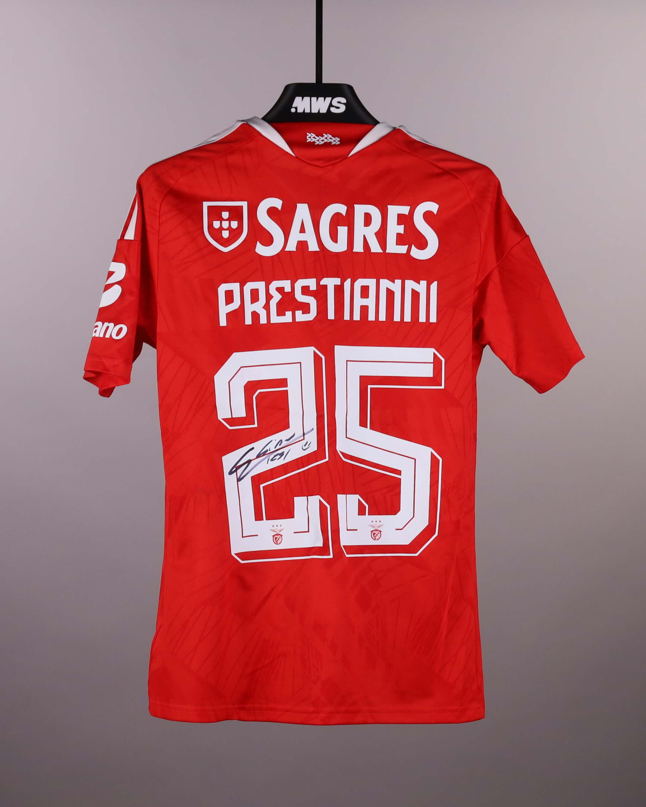 Gianluca Prestianni SL Benfica jersey