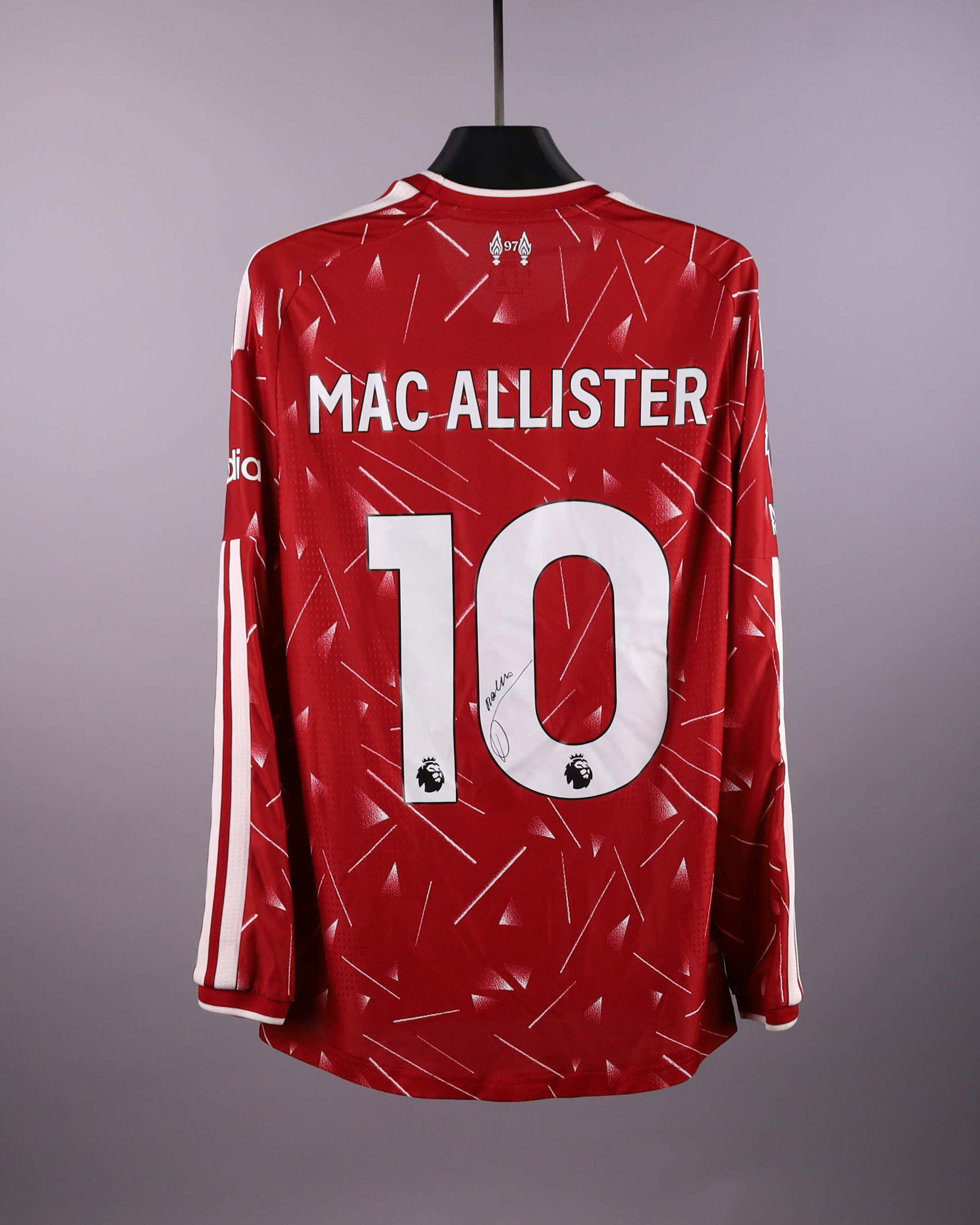 Alexis Mac Allister Liverpool camisa.