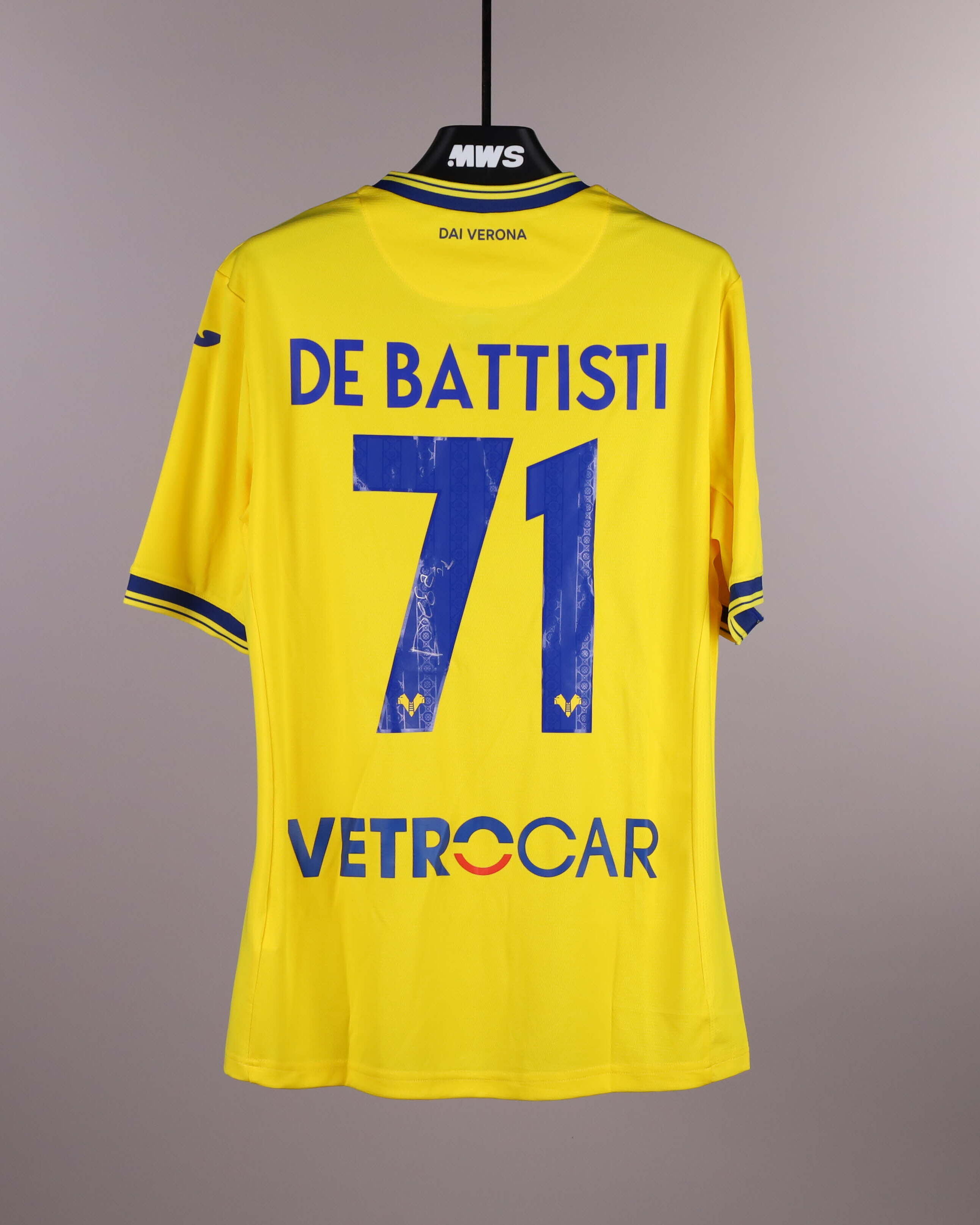 Davide De Battisti Hellas Verona FC jersey