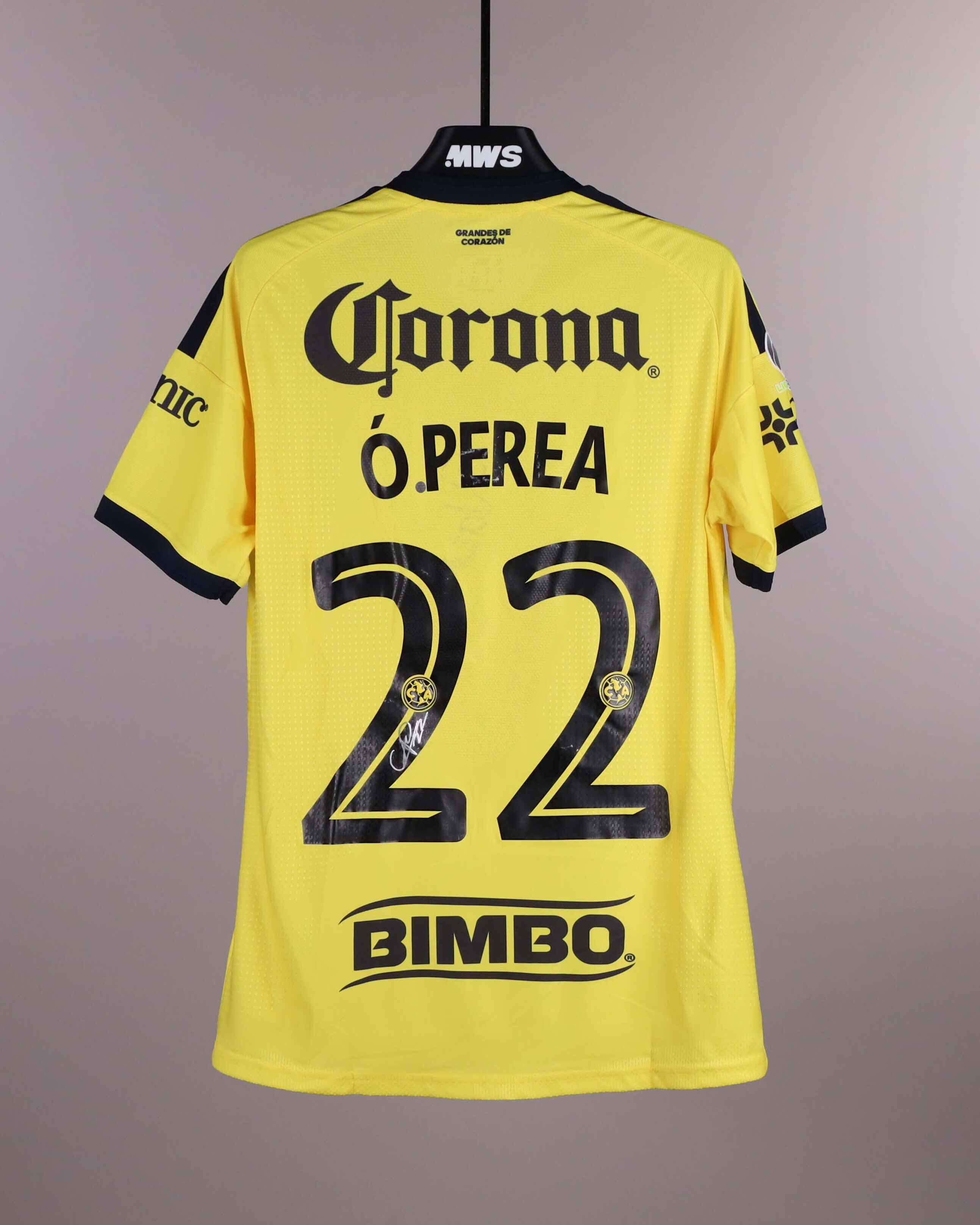 Óscar Perea Club América jersey