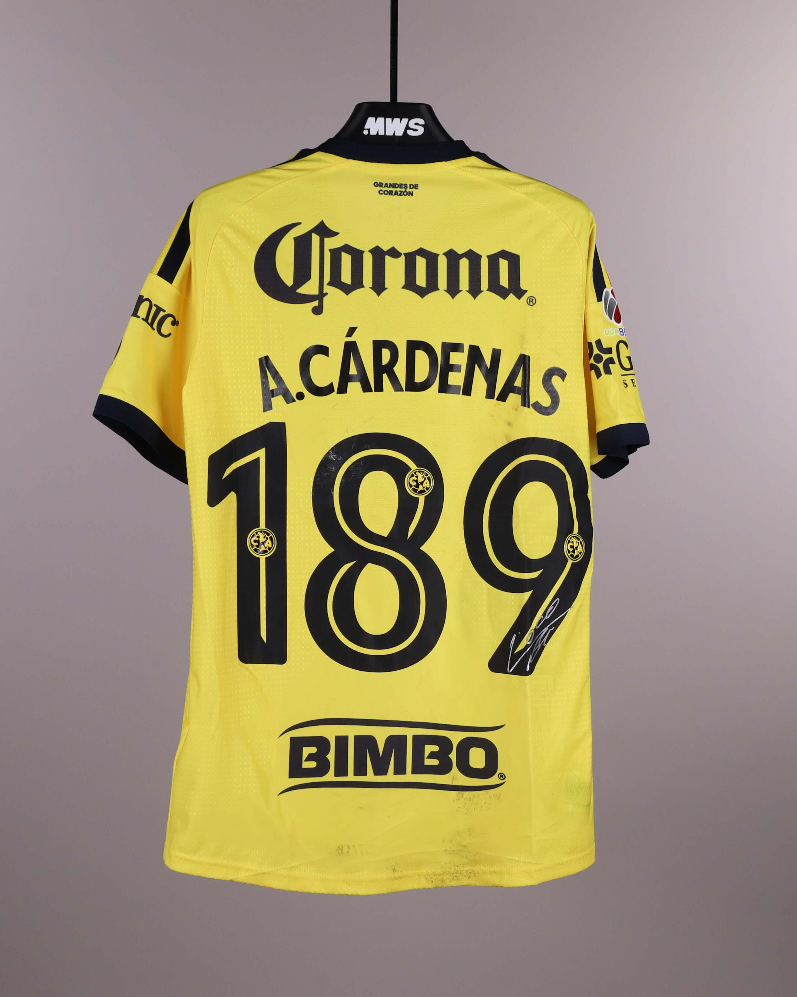 Alejandro Cárdenas Club América jersey