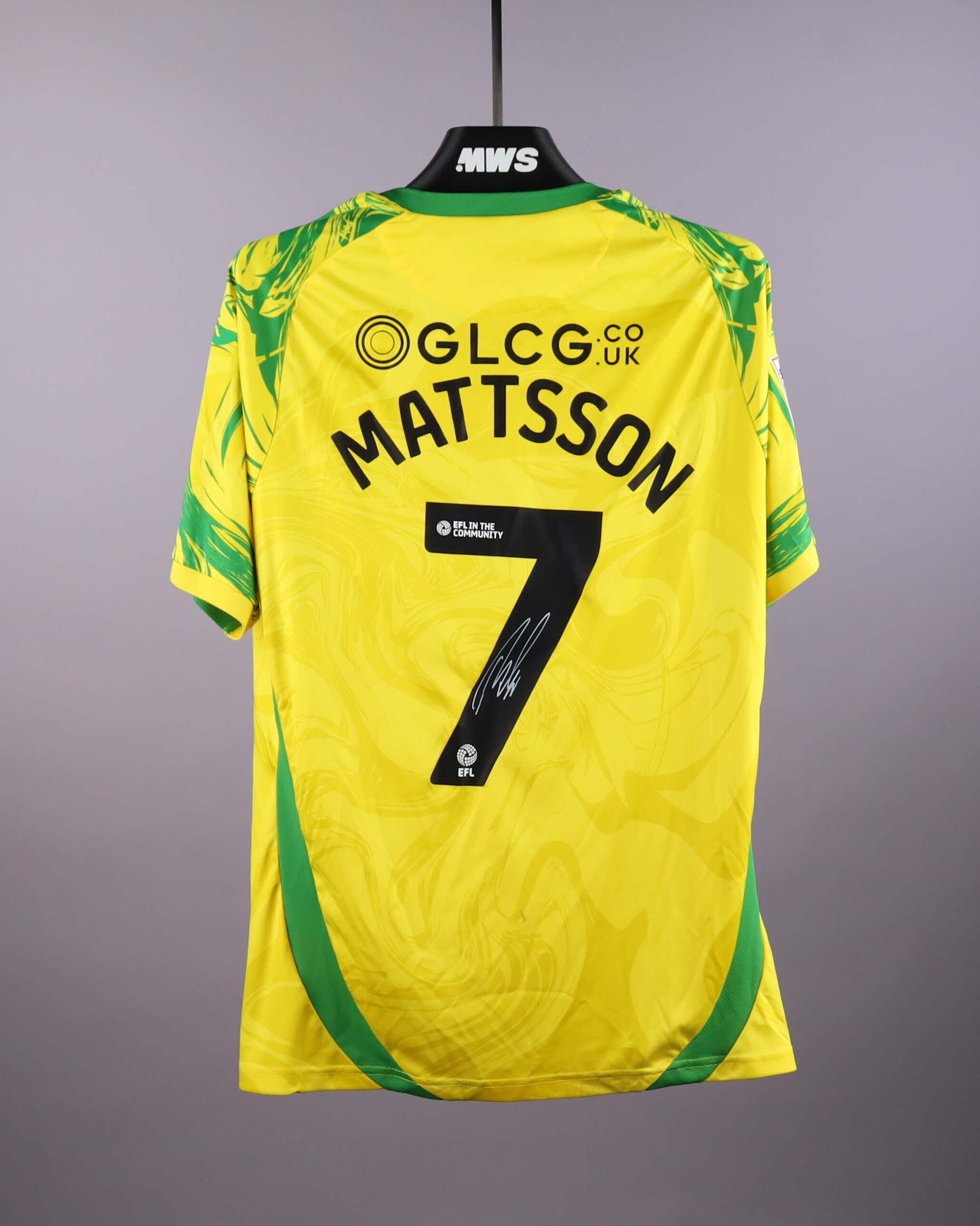 Pelle Mattsson Norwich City jersey