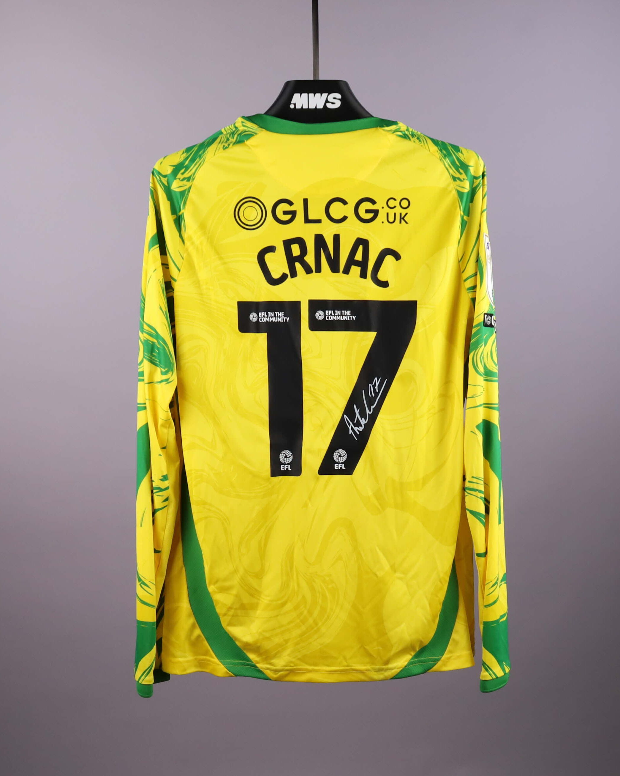Ante Crnac Norwich City jersey