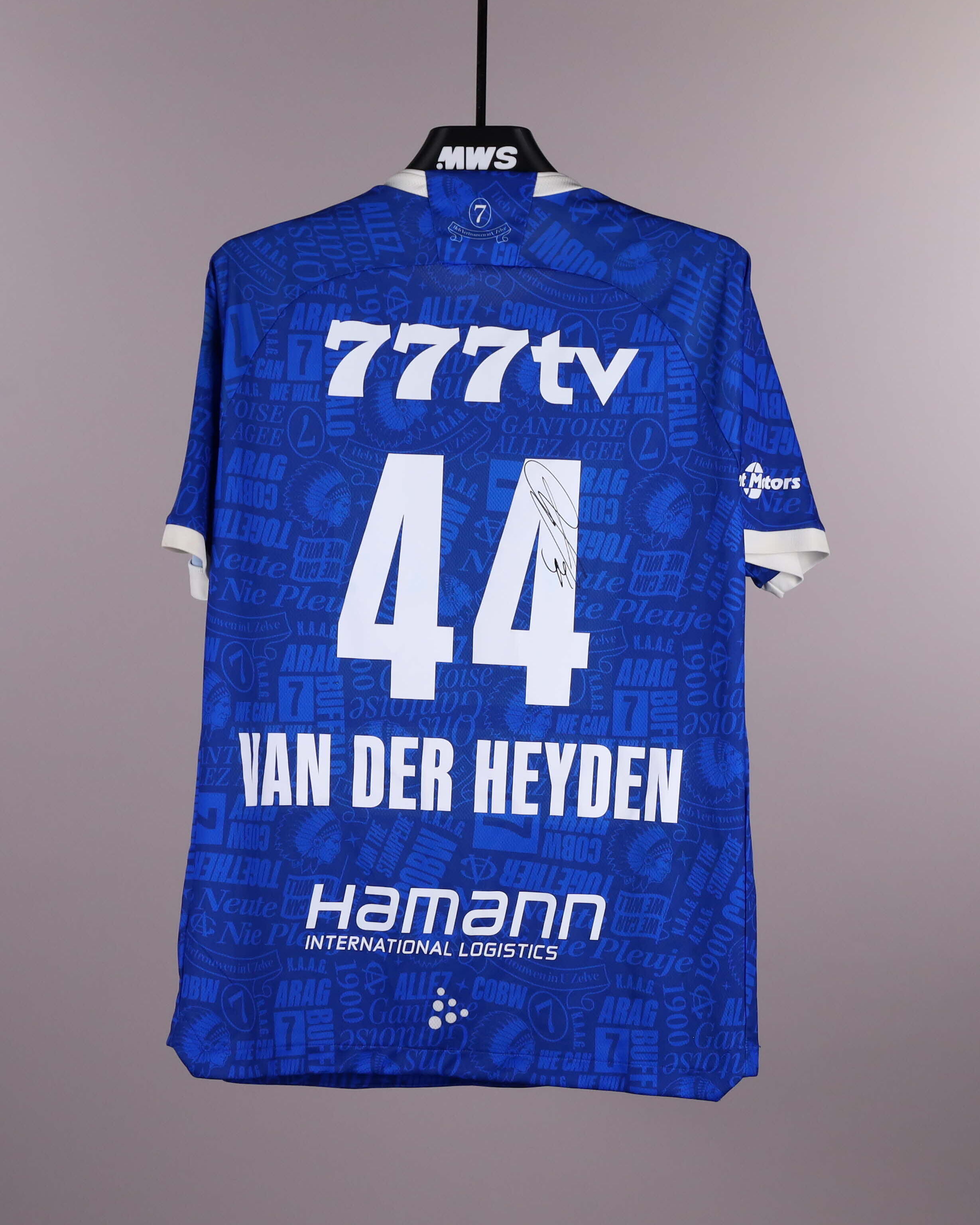 Siebe Van der Heyden KAA Gent jersey