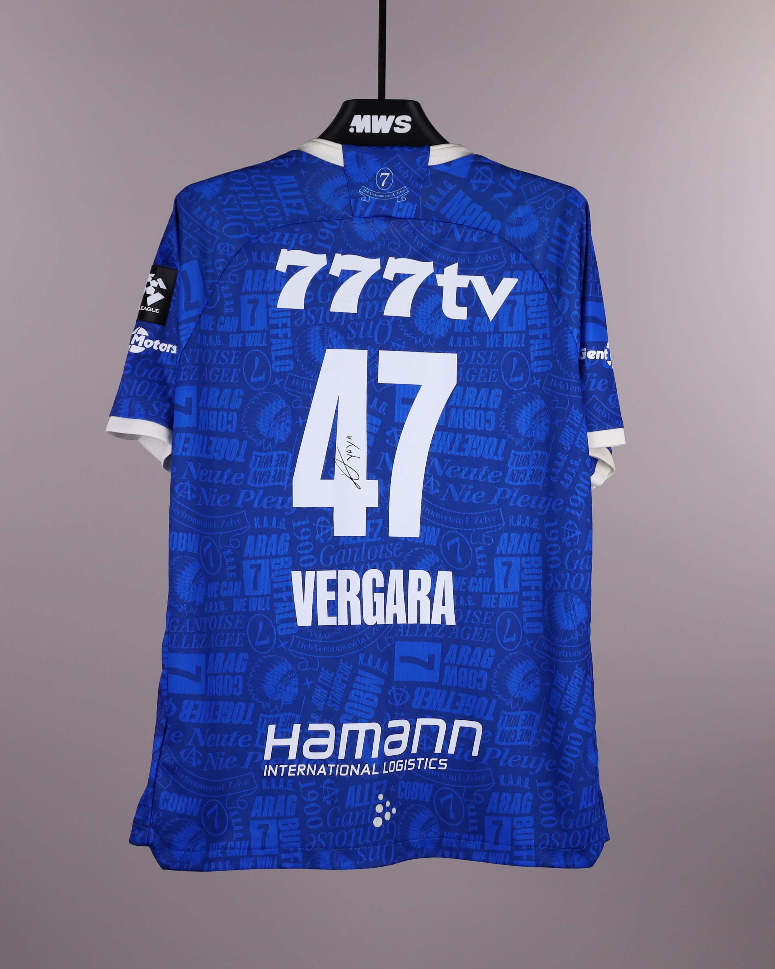 Josué Vergara  KAA Gent jersey