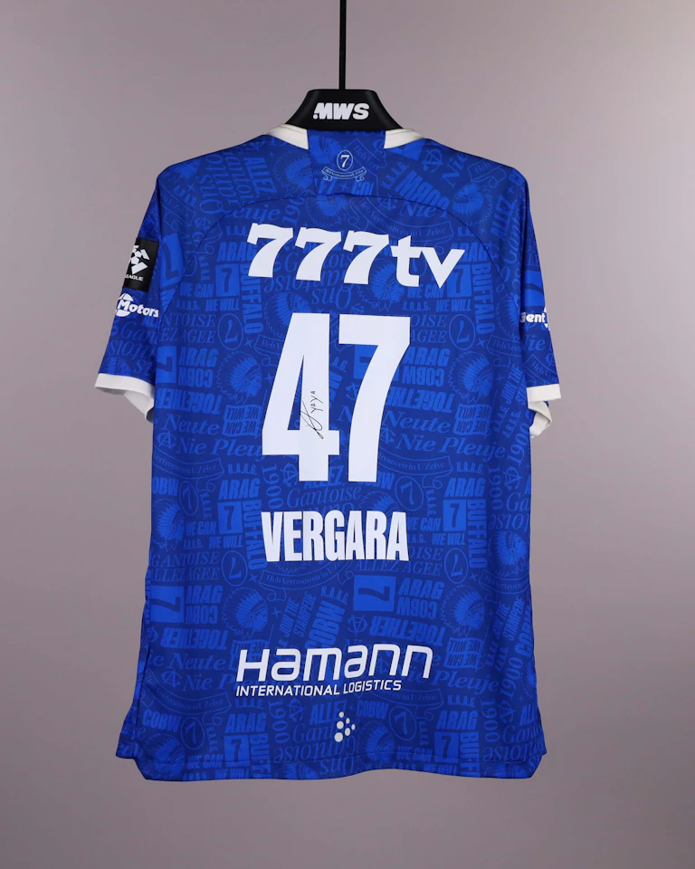 Josué Vergara  KAA Gent jersey