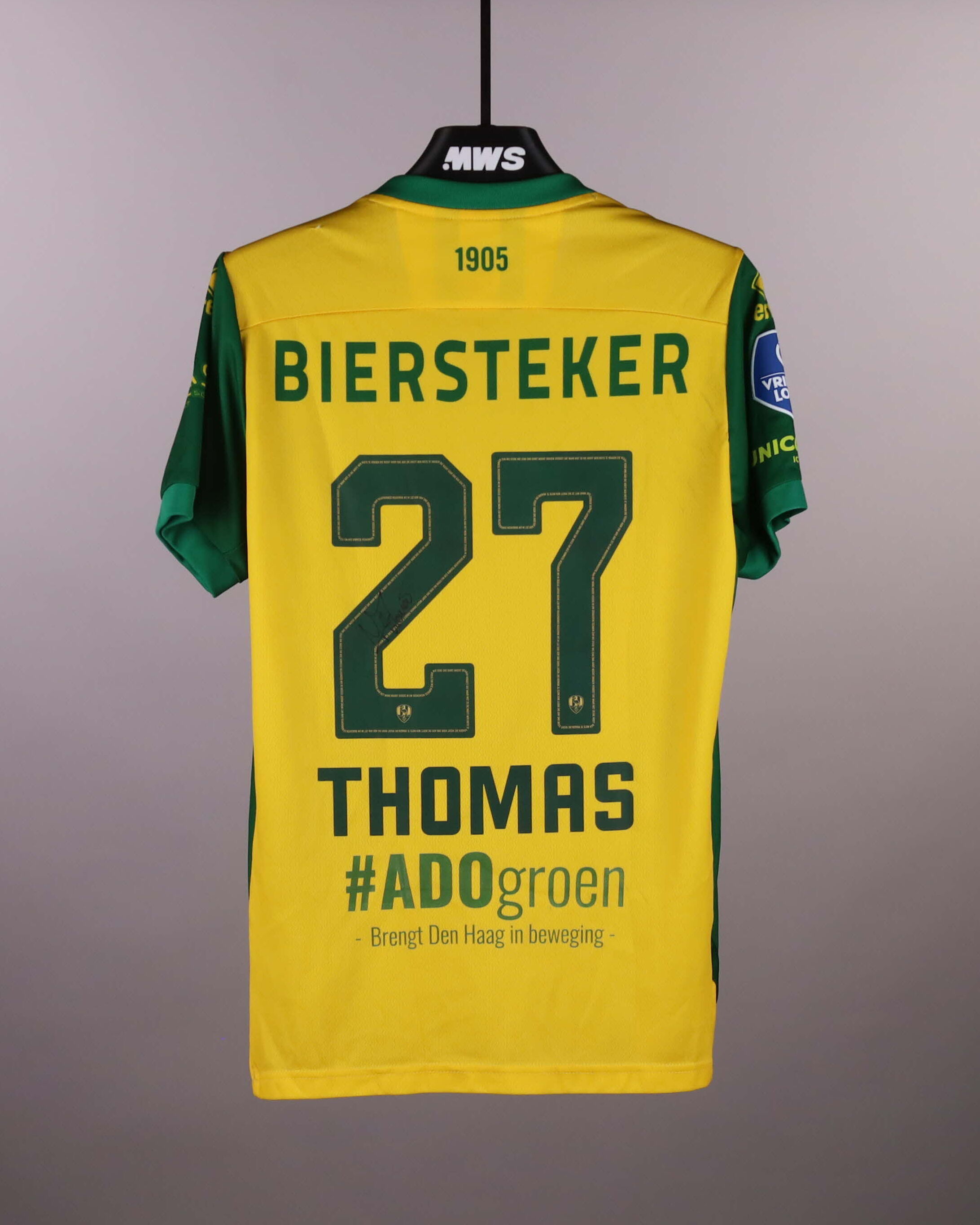 Nigel Thomas ADO Den Haag jersey
