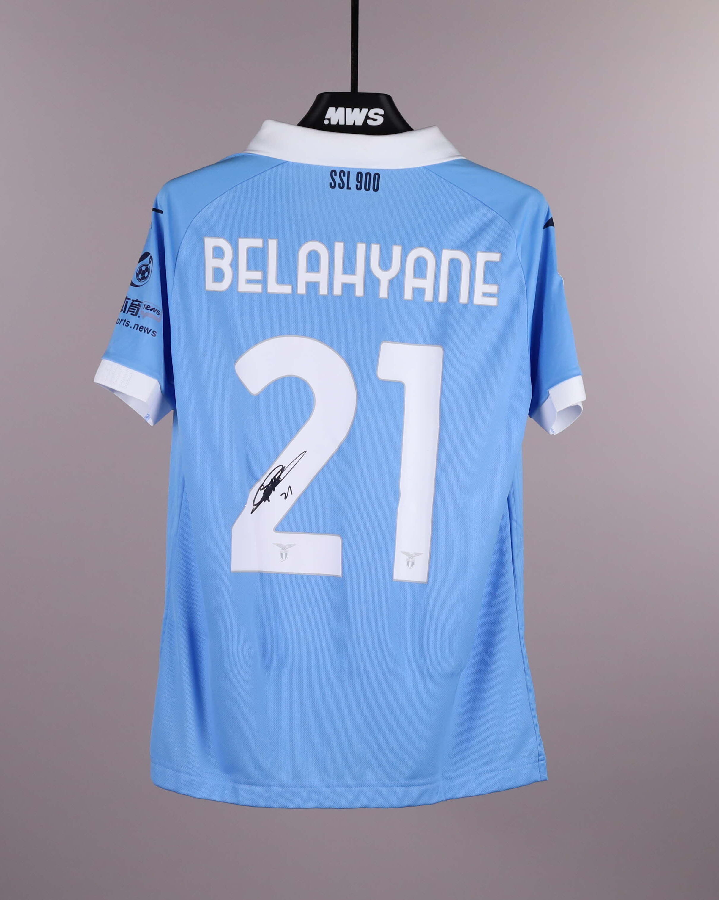 Reda Belahyane S.S. Lazio jersey