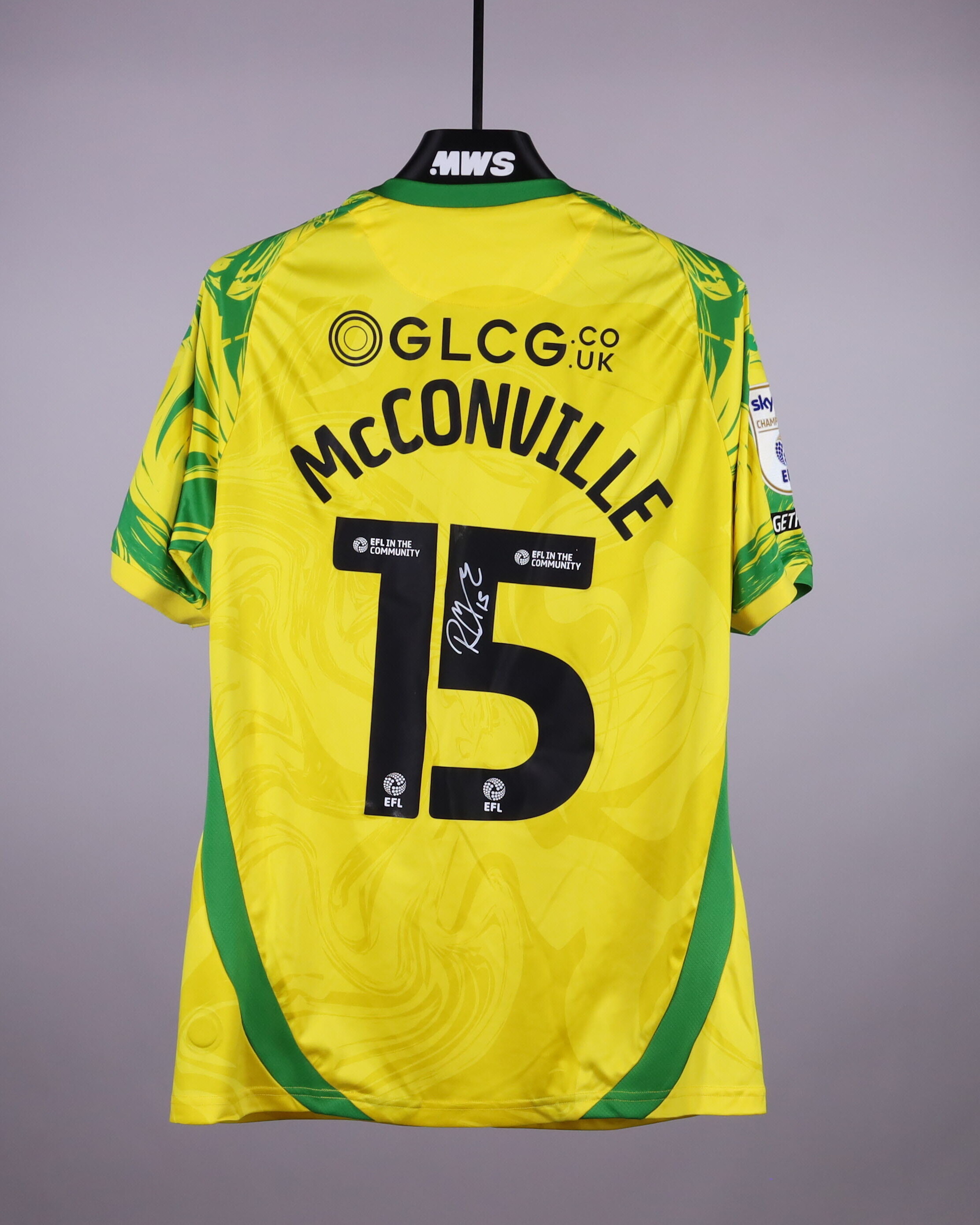 Ruairi McConville Norwich City jersey