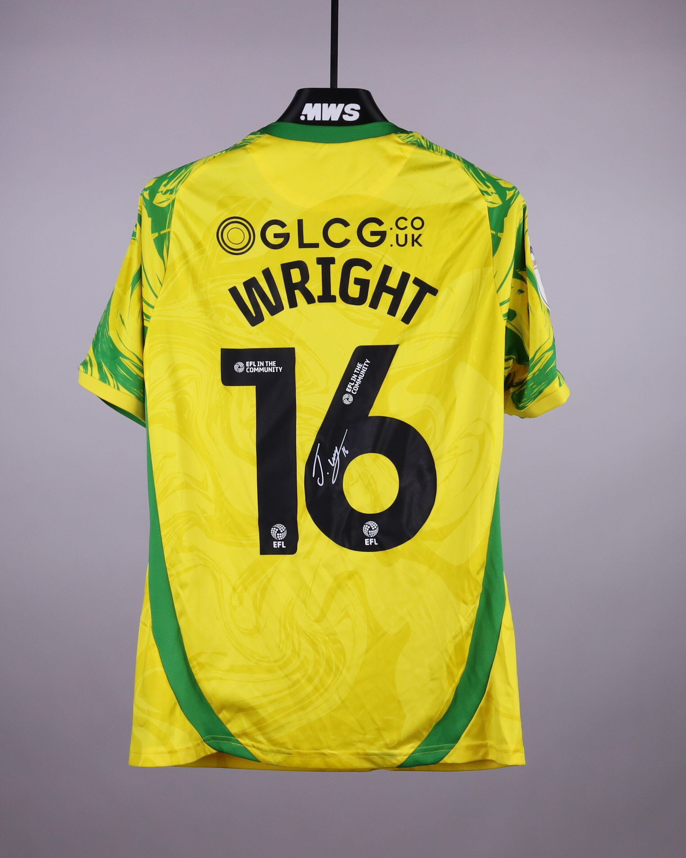 Jacob Wright Norwich City jersey