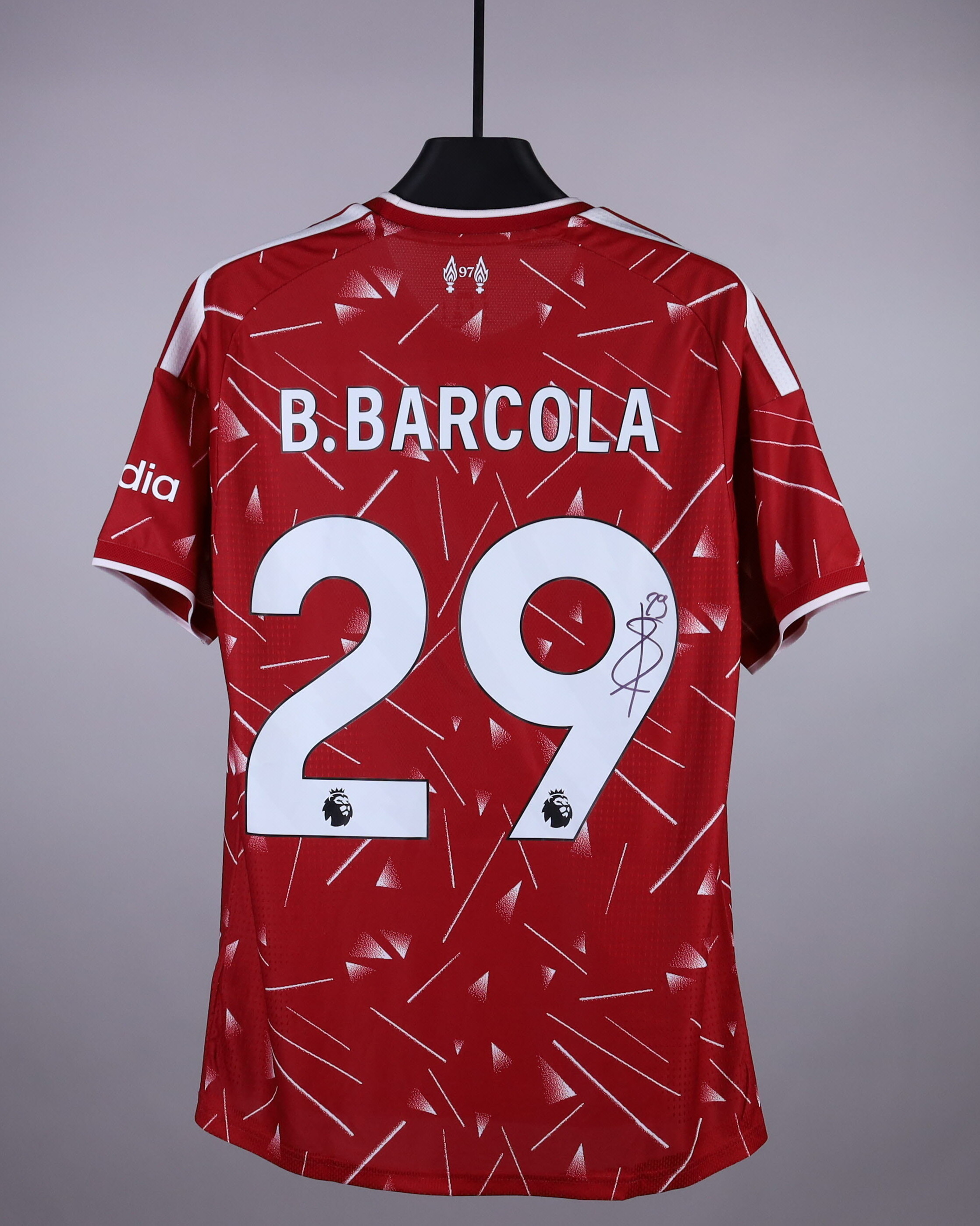 Bradley Barcola Liverpool camisa.