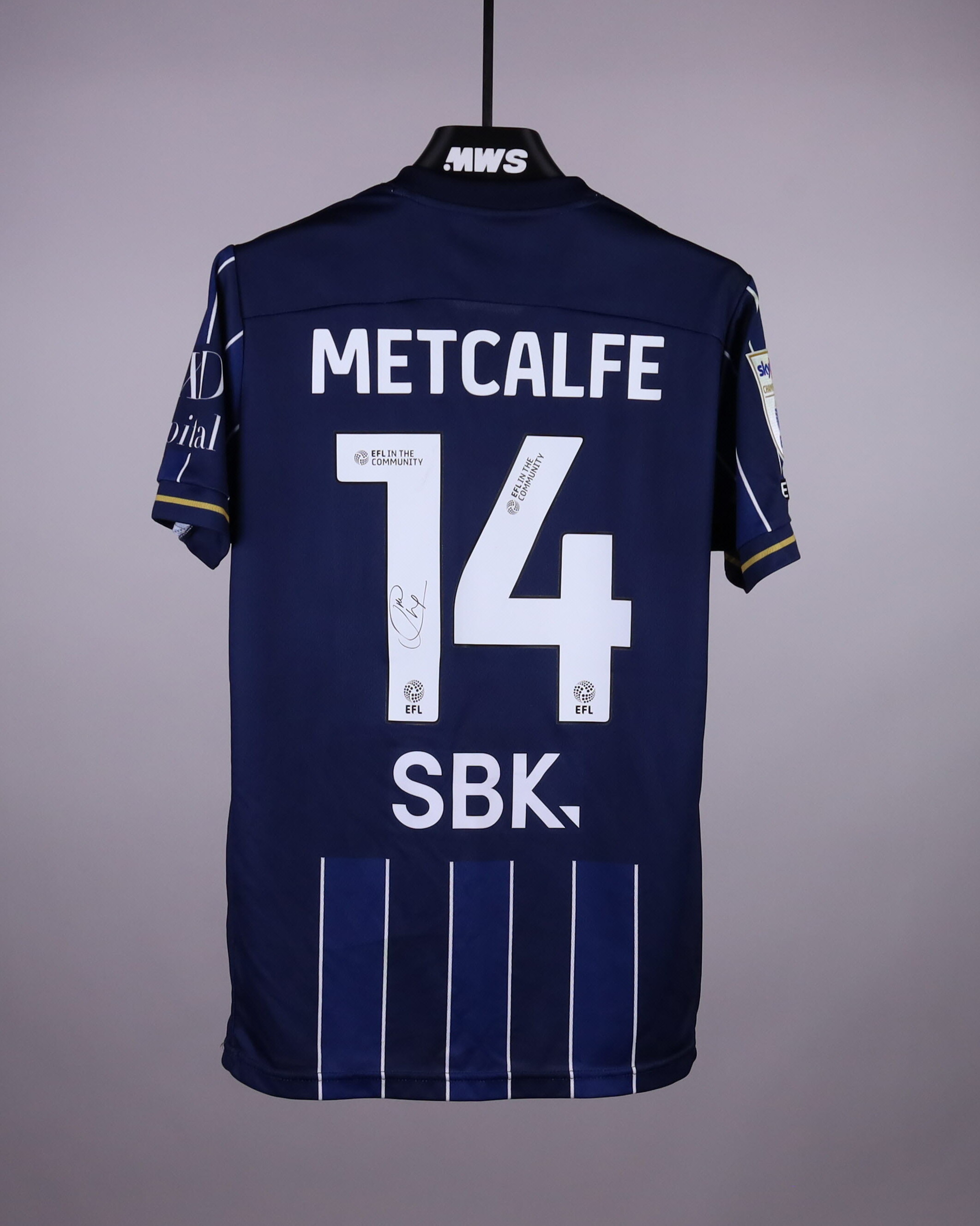Jenson Metcalfe Millwall shirt