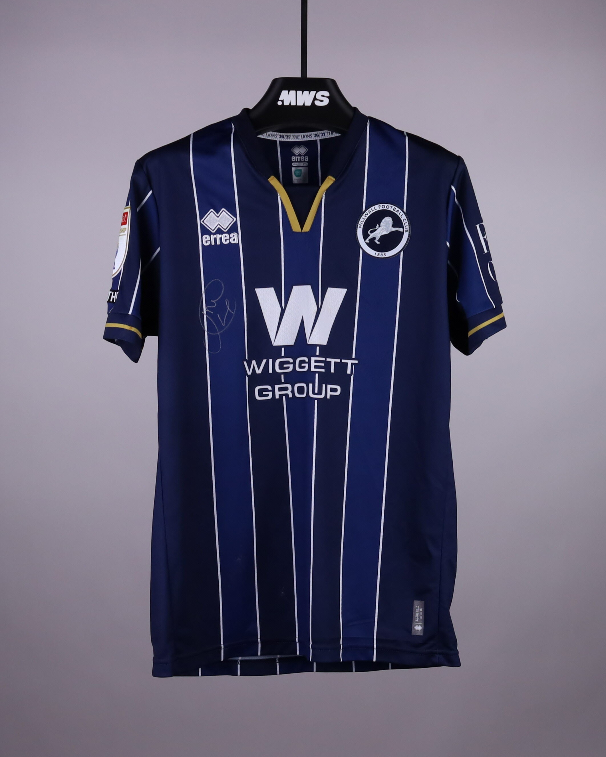 Jenson Metcalfe Millwall shirt