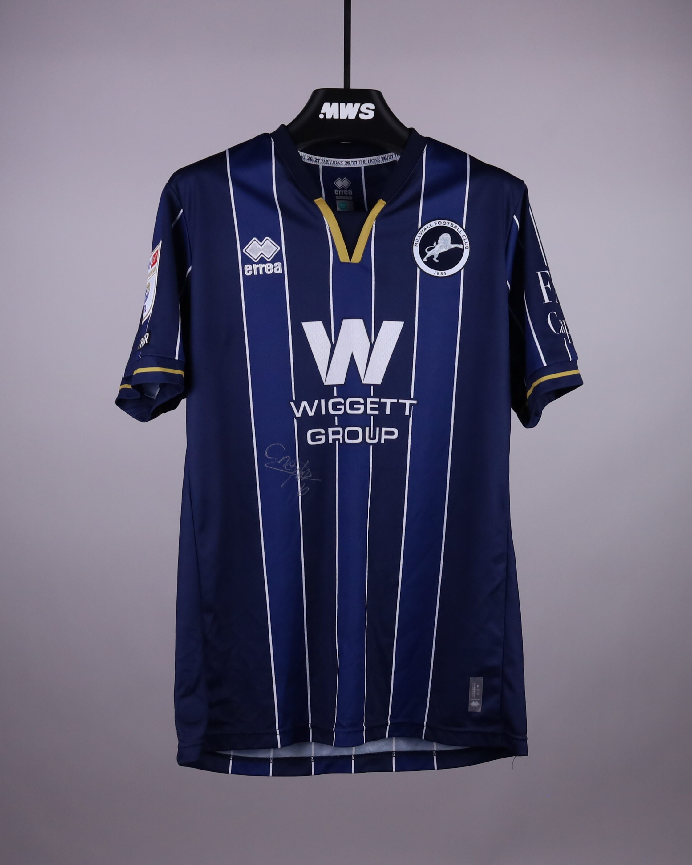 Camiel Neghli Millwall shirt