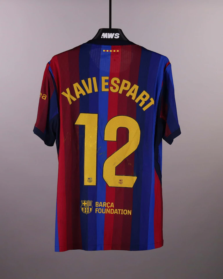 Xavi Espart FC Barcelona shirt