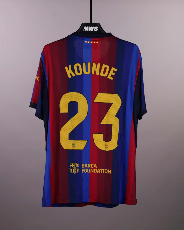 Jules Koundé FC Barcelona shirt