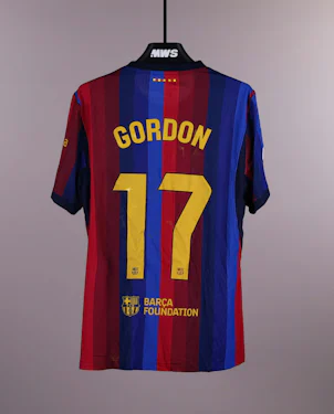 Anthony Gordon FC Barcelona shirt