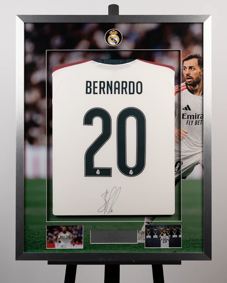 Limited Edition Framed Bernardo Silva Shirt