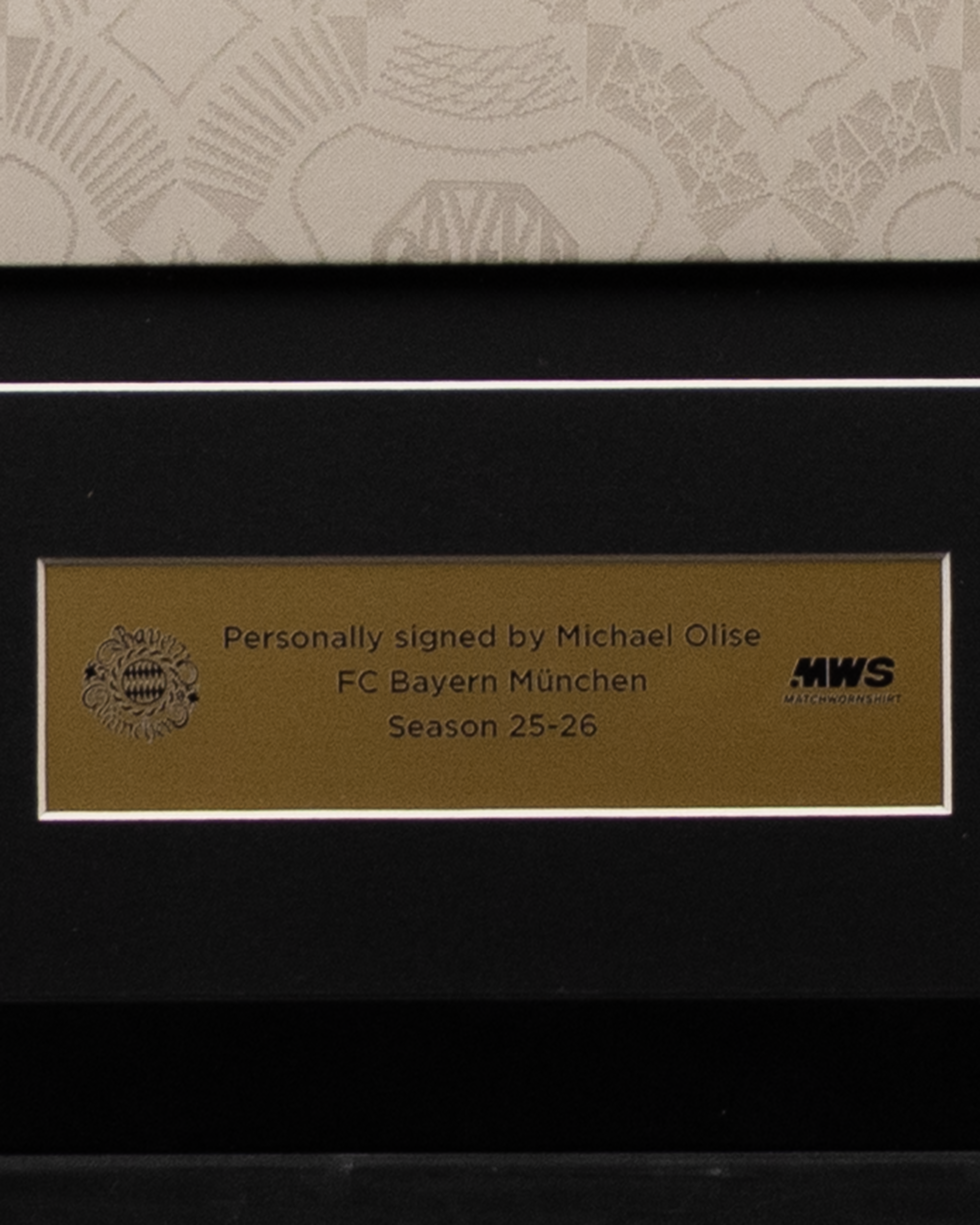 Michael Olise | Framed Signed 2025 Wiesn Shirt