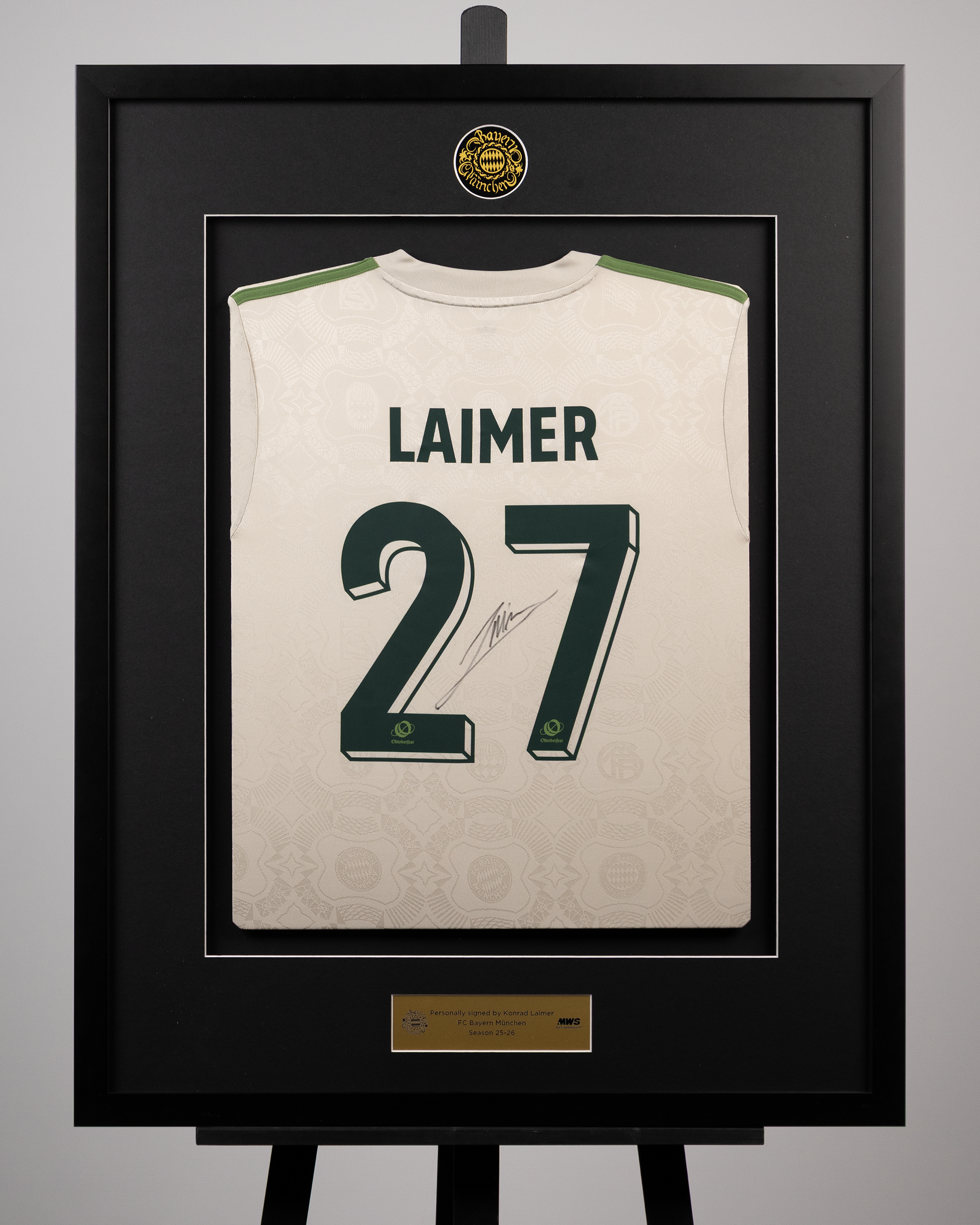 Konrad Laimer | Framed Signed 2025 Wiesn Shirt