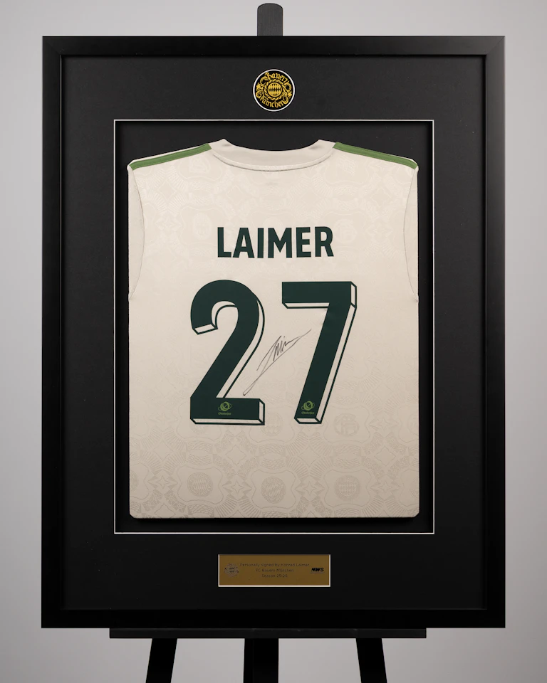 Konrad Laimer | Framed Signed 2025 Wiesn Shirt