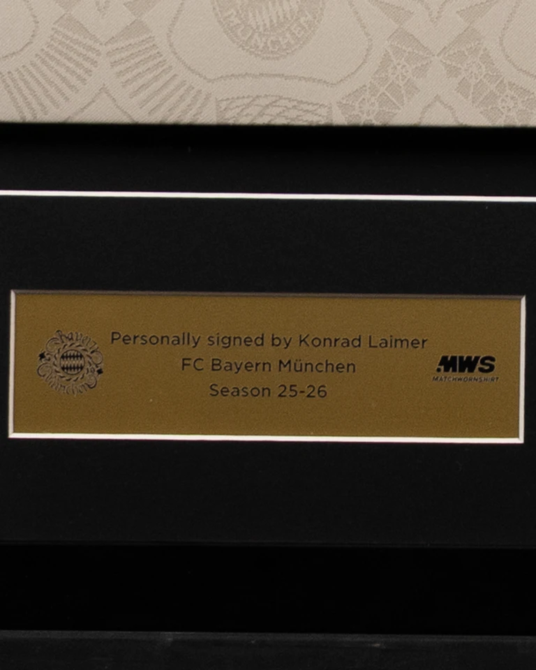 Konrad Laimer | Framed Signed 2025 Wiesn Shirt