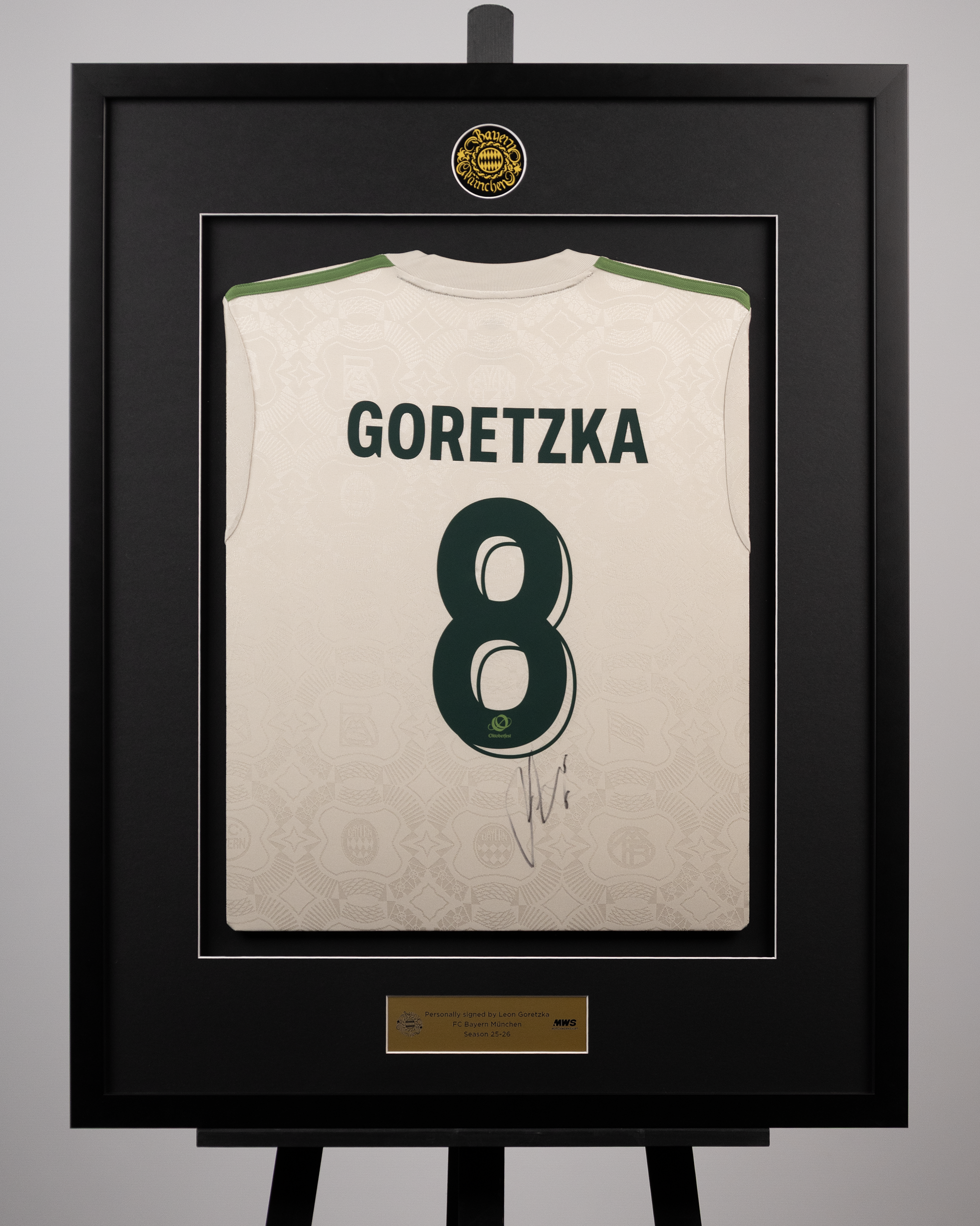 Leon Goretzka | Framed Signed 2025 Wiesn Shirt