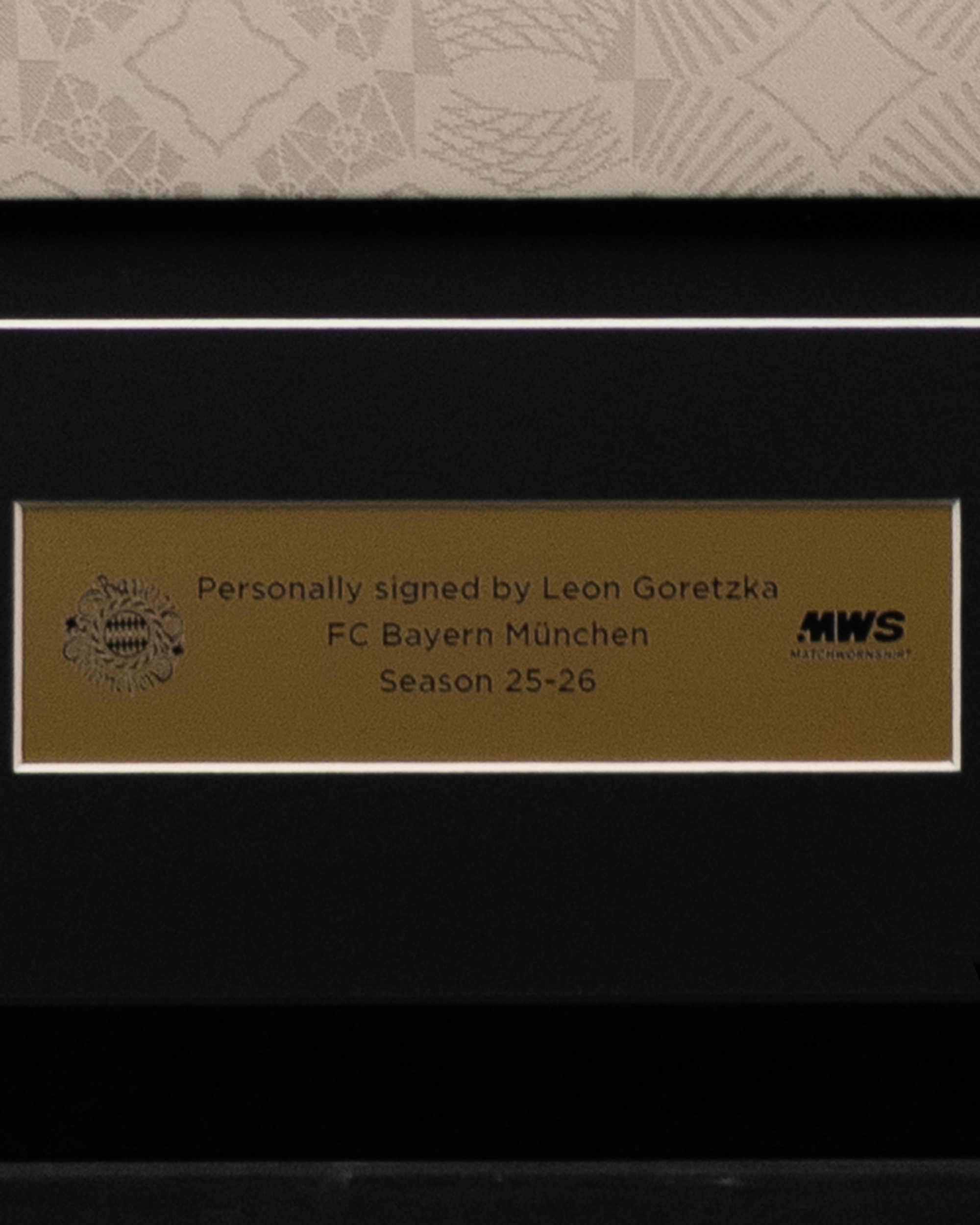 Leon Goretzka | Framed Signed 2025 Wiesn Shirt