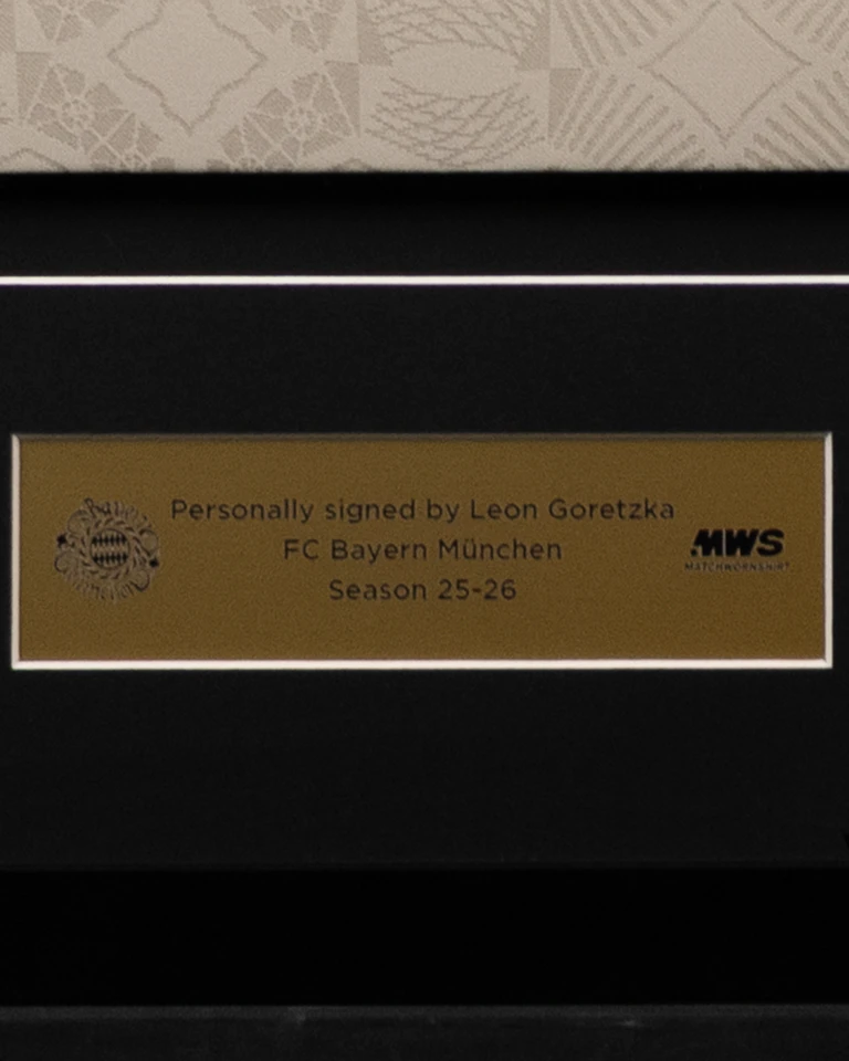 Leon Goretzka | Framed Signed 2025 Wiesn Shirt