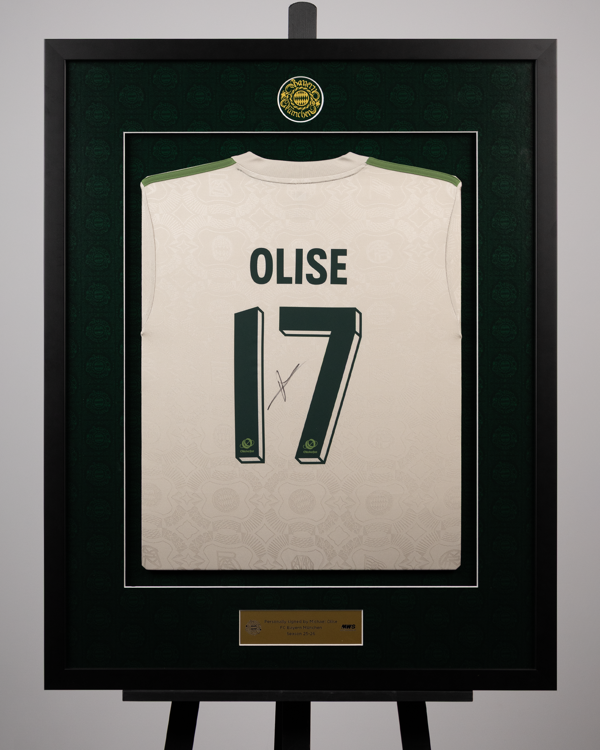 Michael Olise | Limited Edition Framed Signed 2025 Wiesn Shirt