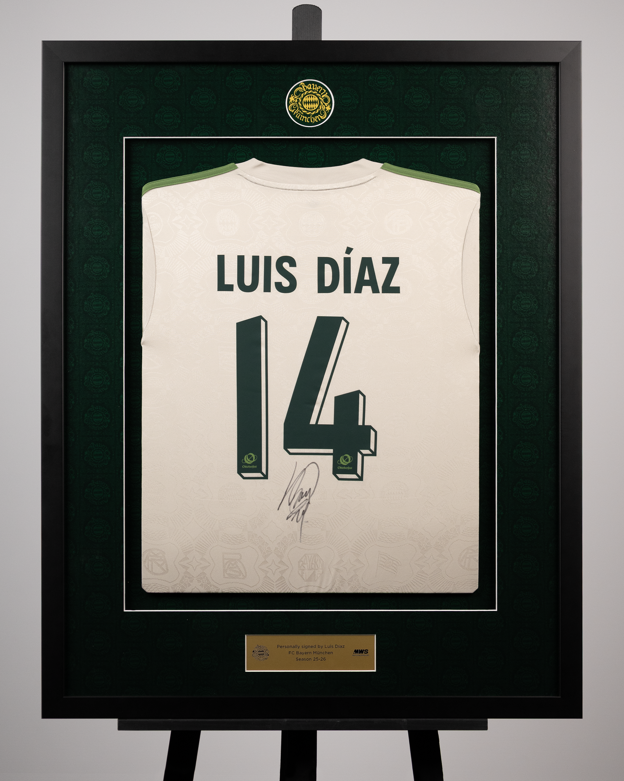 Luis Díaz | Limited Edition Framed Signed 2025 Wiesn Shirt