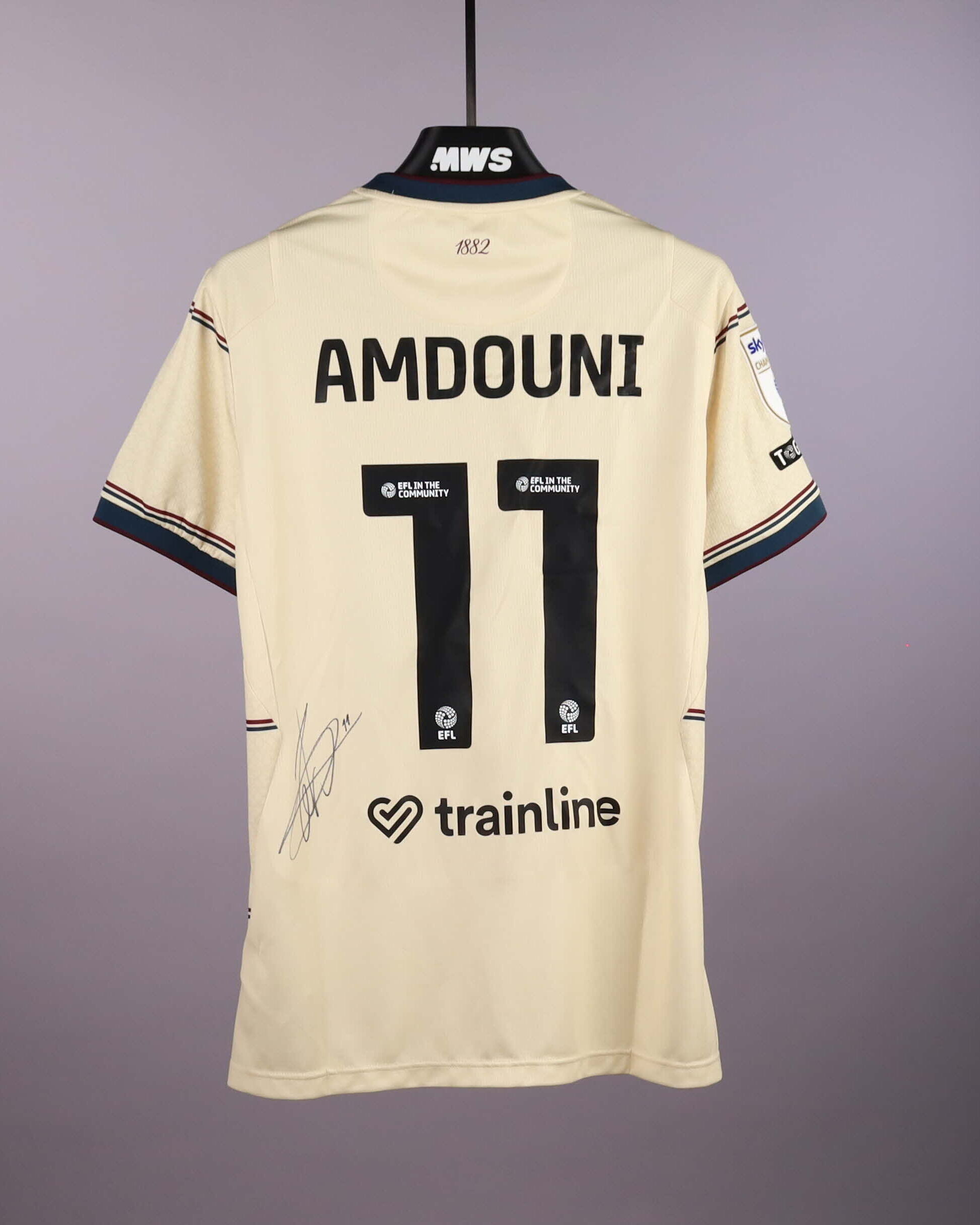 Mohamed Amdouni Burnley jersey