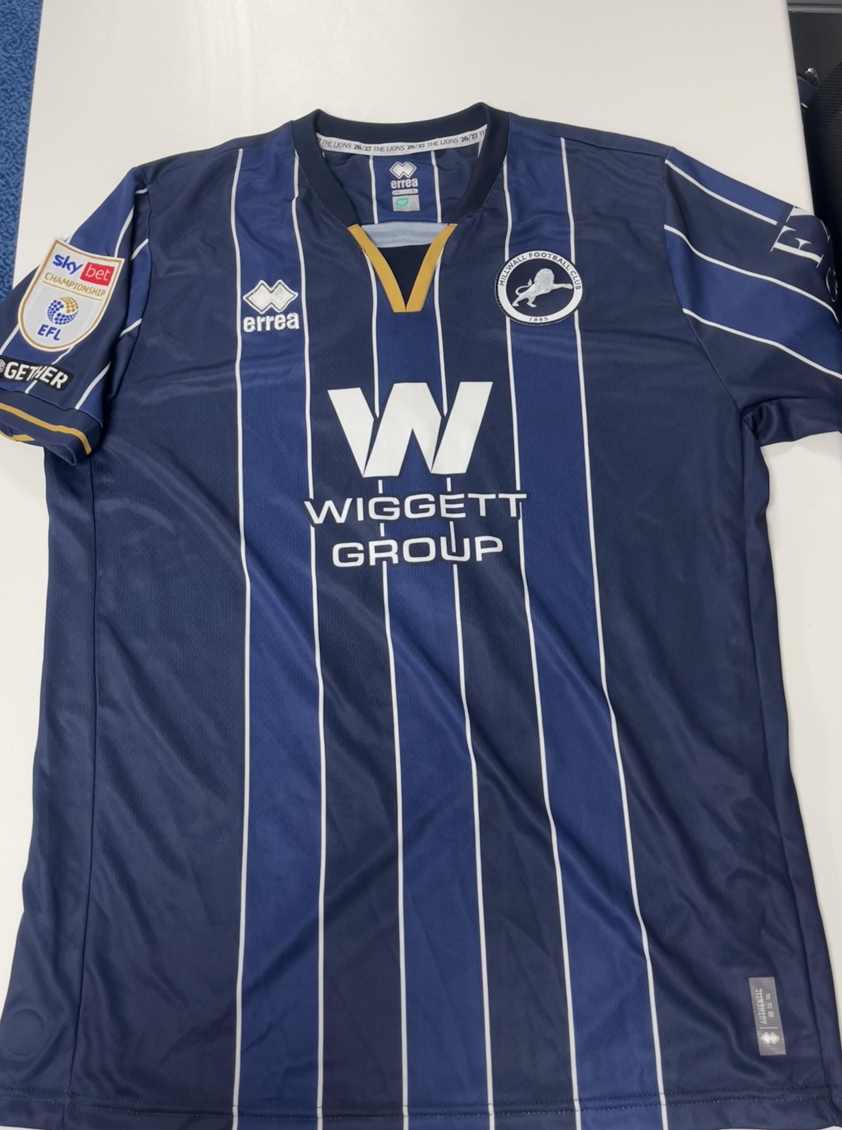 Taïryk Arconte Millwall shirt