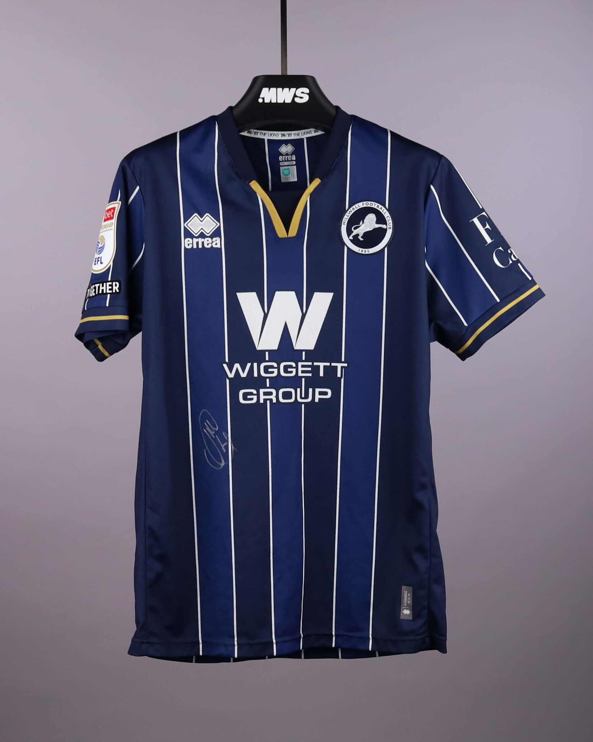 Jenson Metcalfe Millwall camisa.