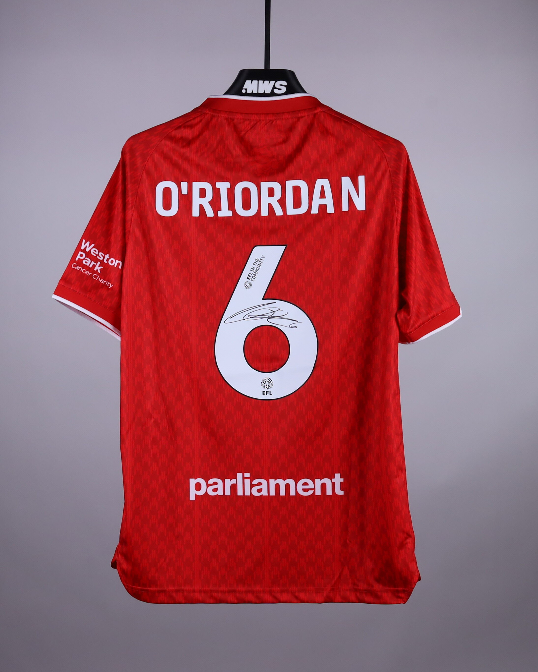 Connor O'Riordan Barnsley jersey