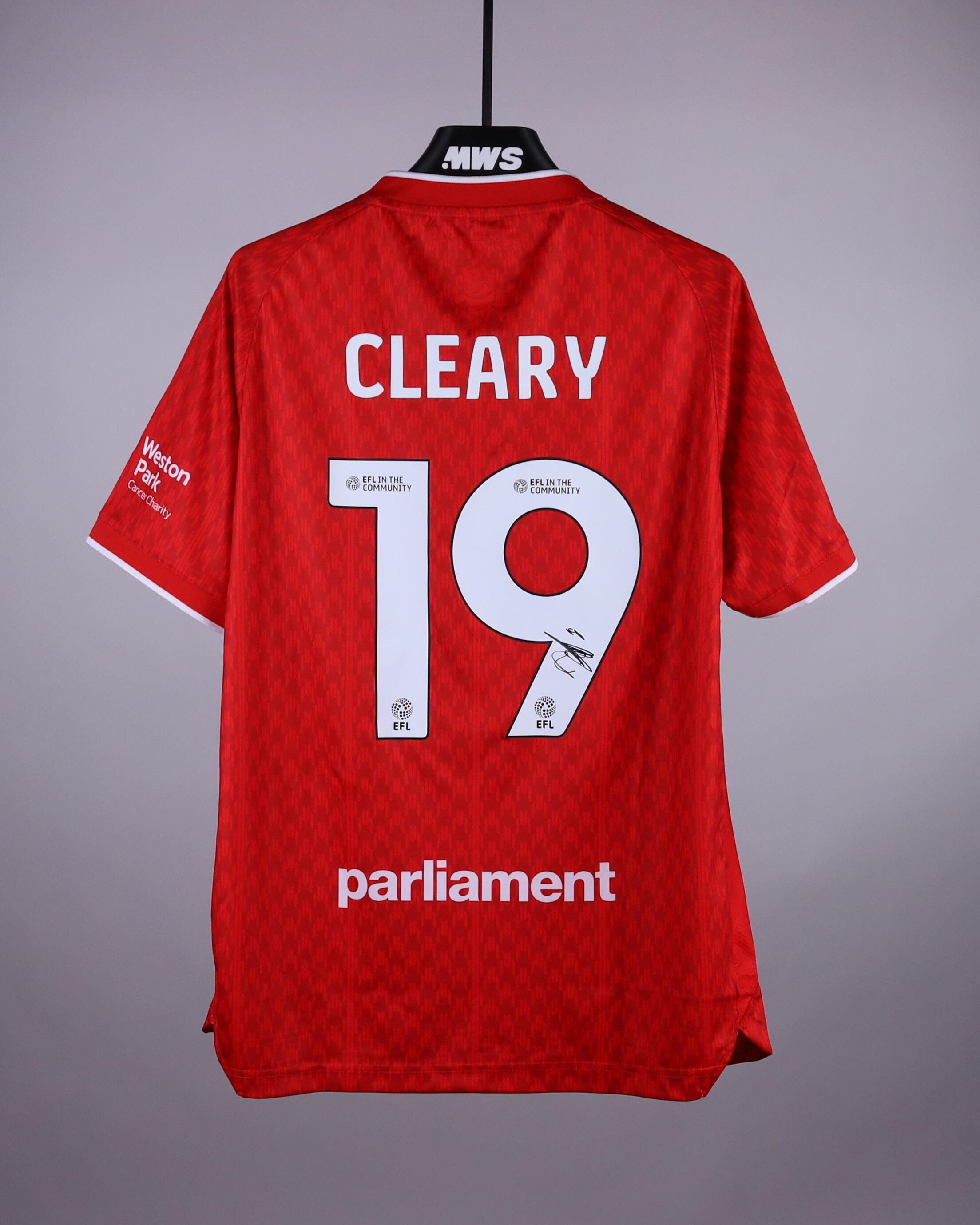 R. Cleary Barnsley jersey