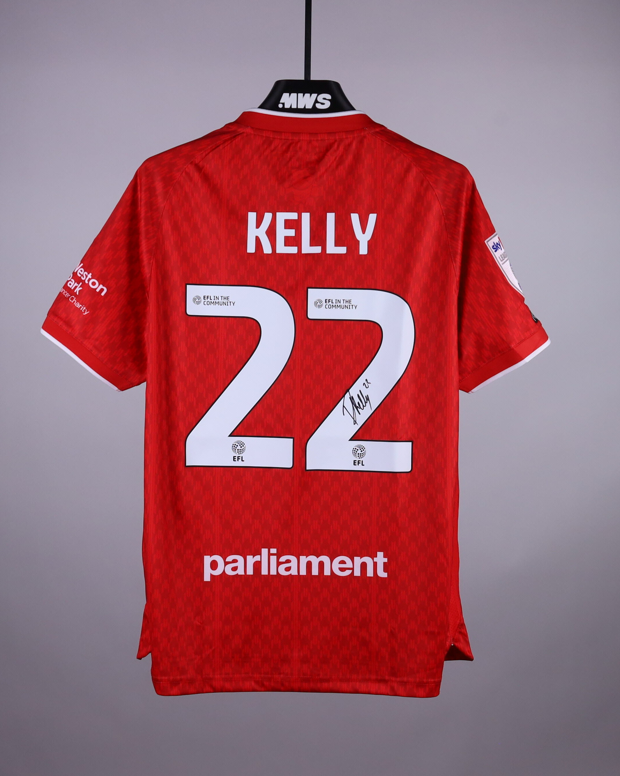 Patrick Kelly Barnsley jersey