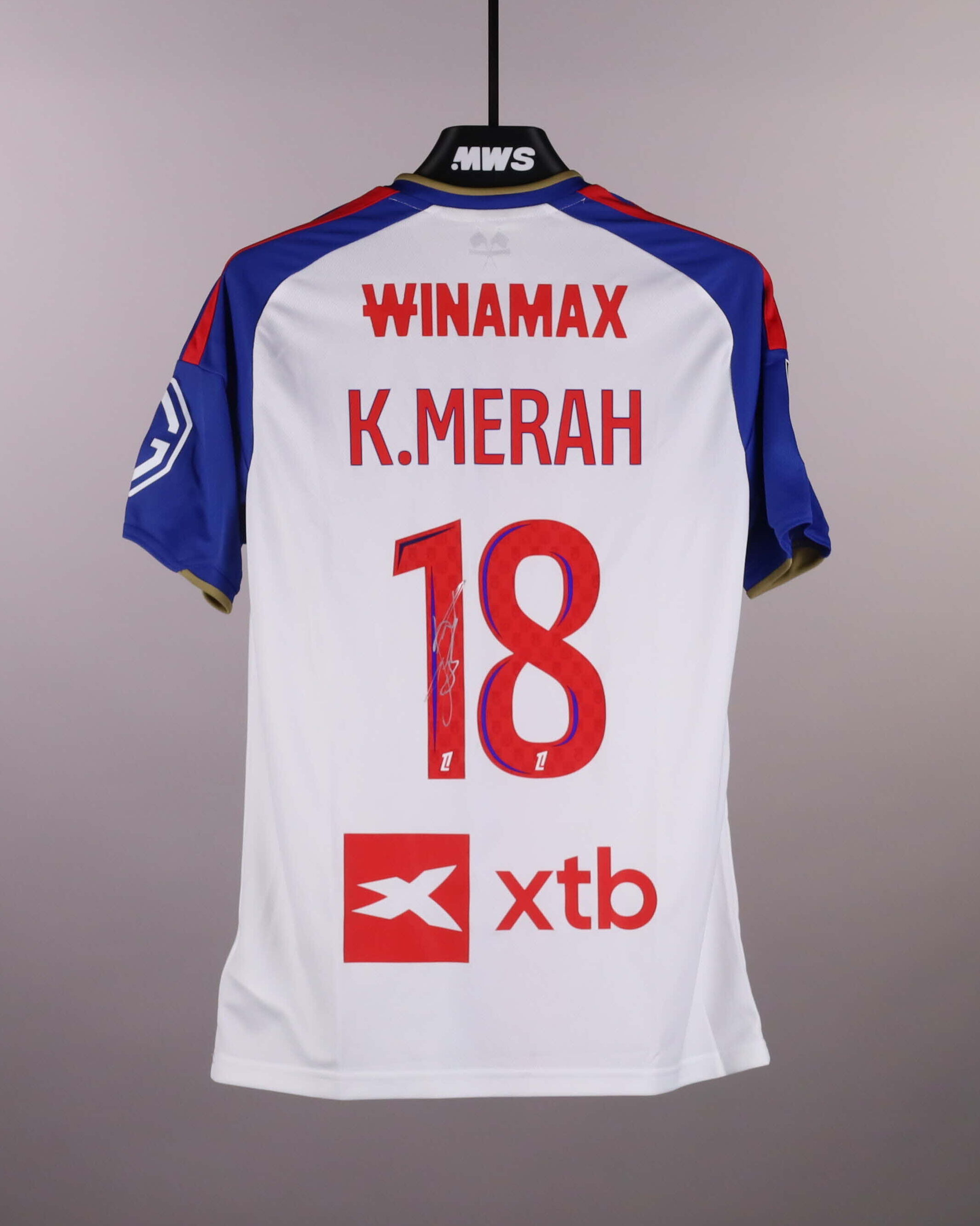 Khalis Merah Olympique Lyonnais camisa.