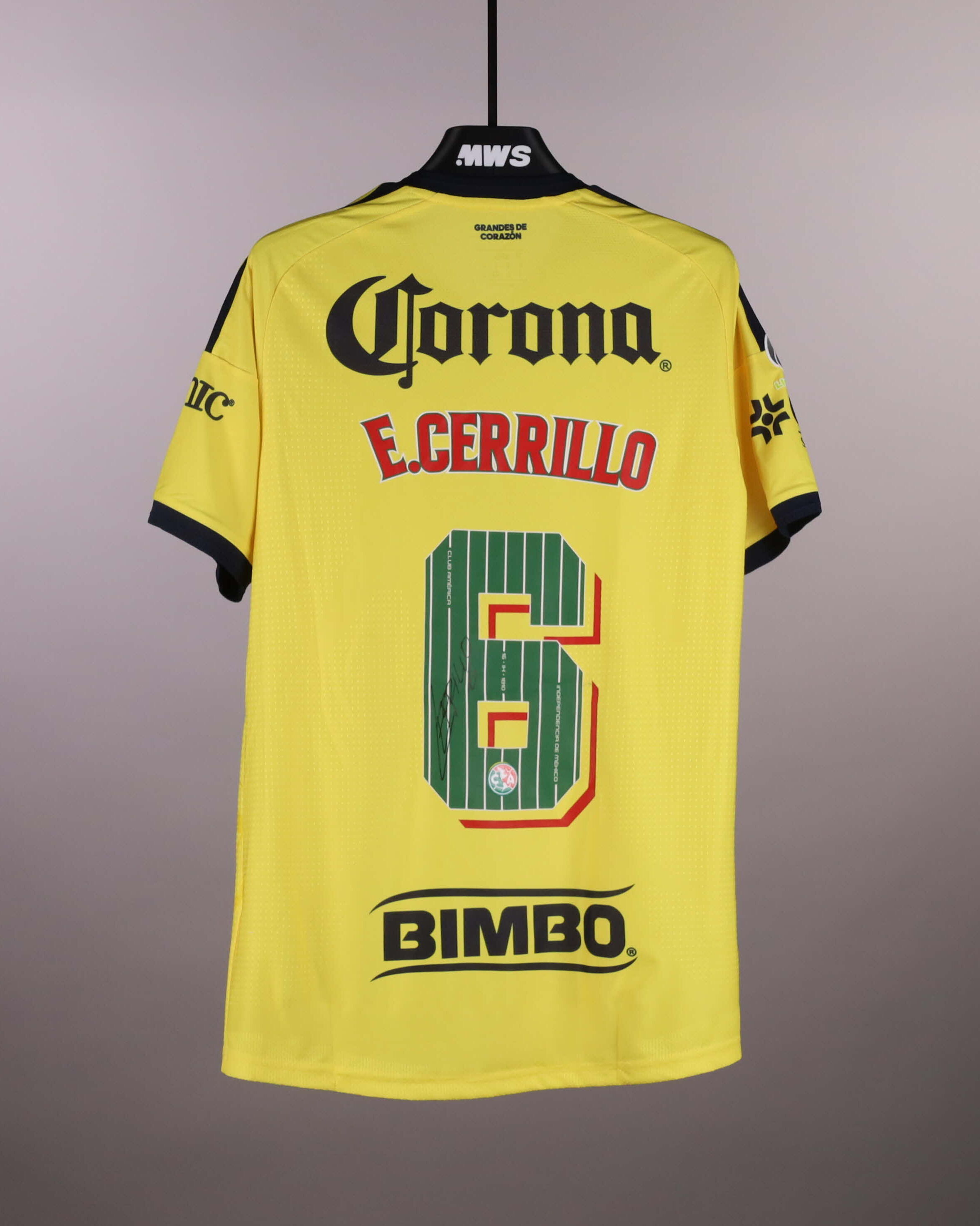Club América-Trikot von Edwin Cerrillo