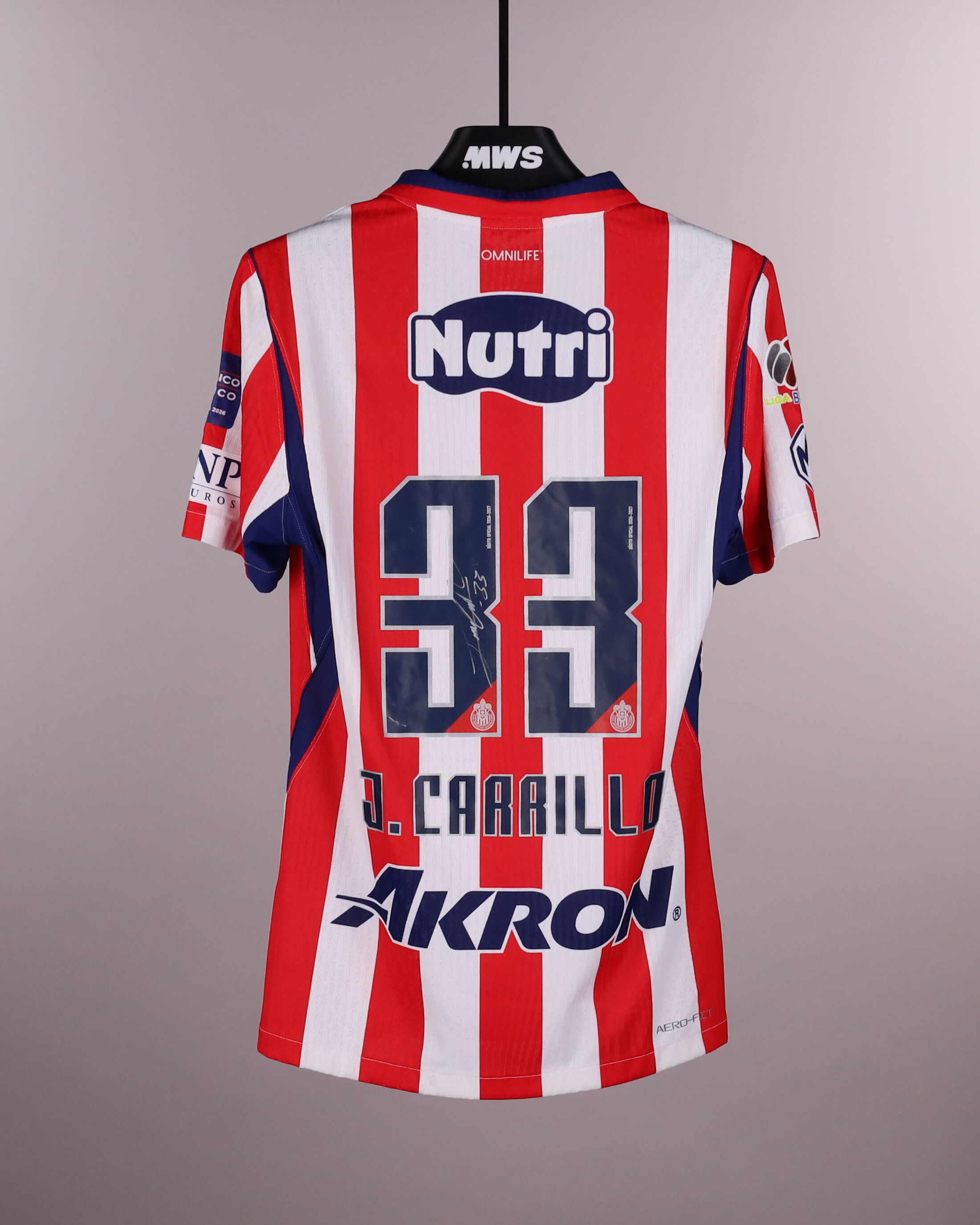 Jordan Carrillo Chivas Guadalajara jersey