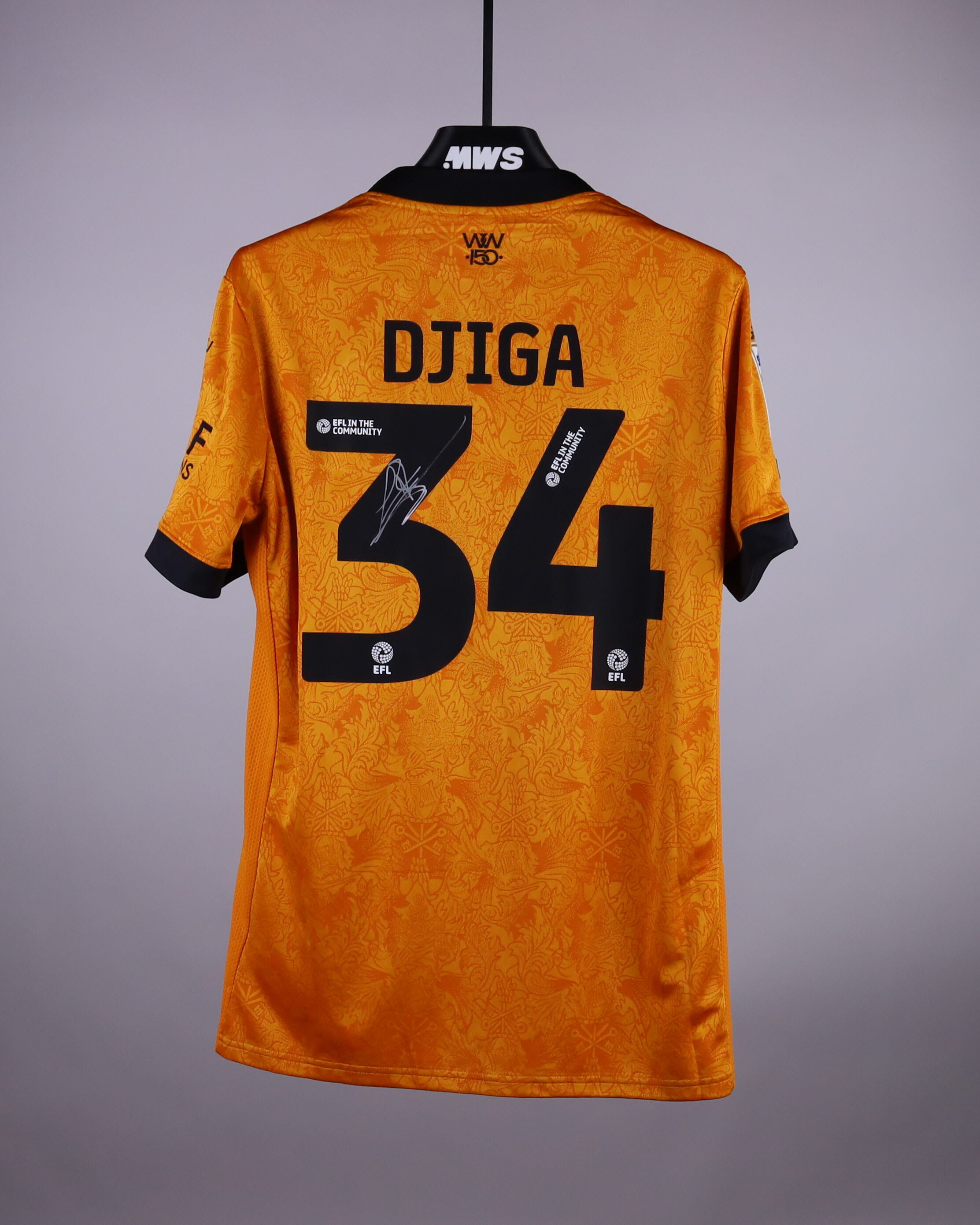 Nasser Djiga Wolverhampton Wanderers shirt