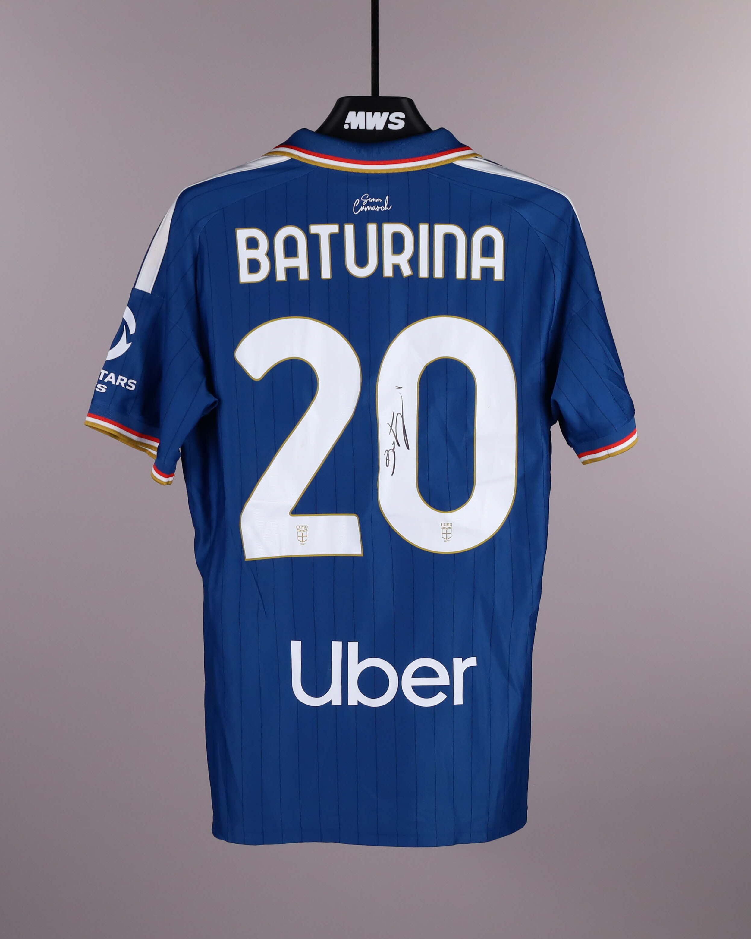 Martin Baturina Como 1907 jersey
