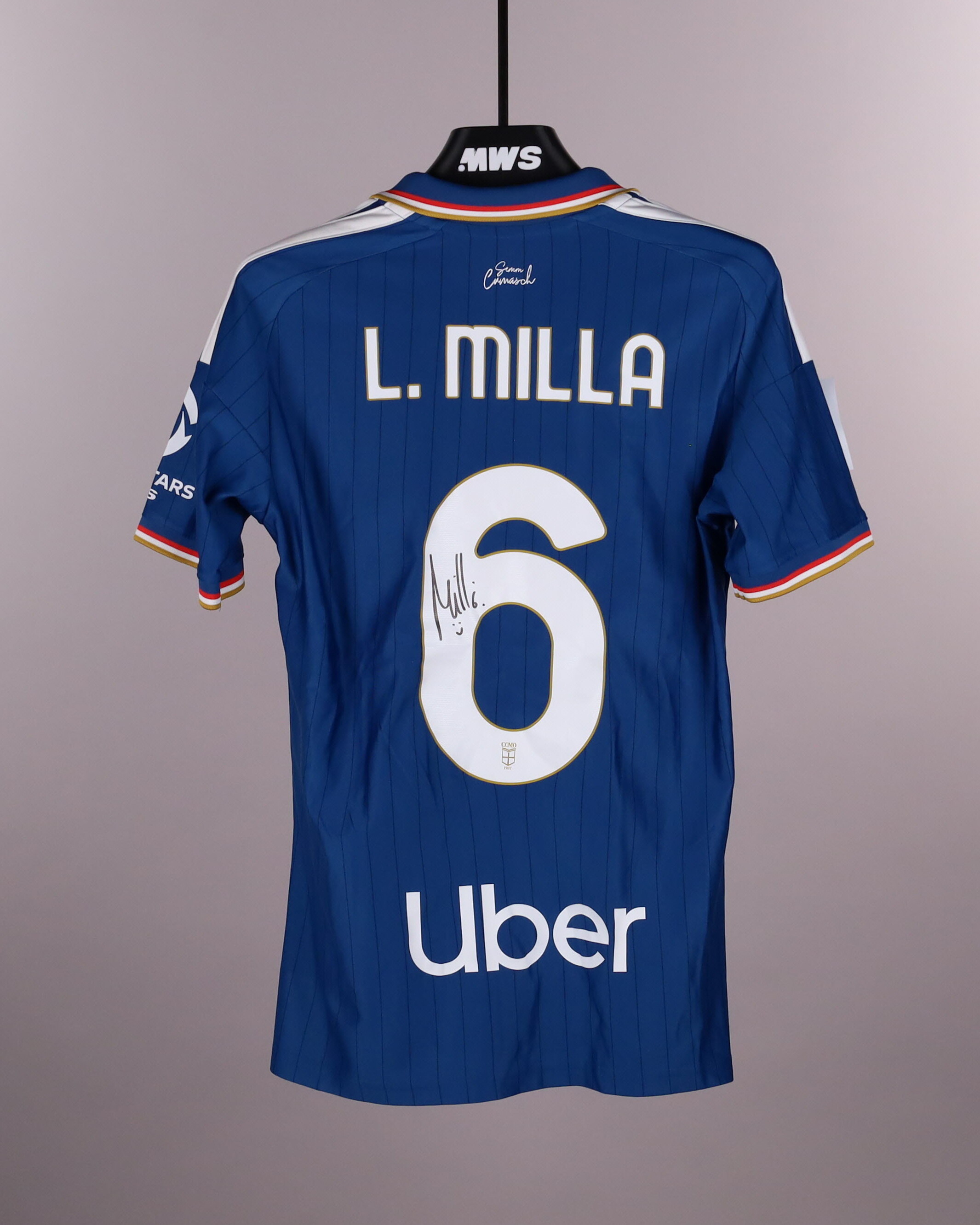 Luis Milla Manzanares Como 1907 jersey