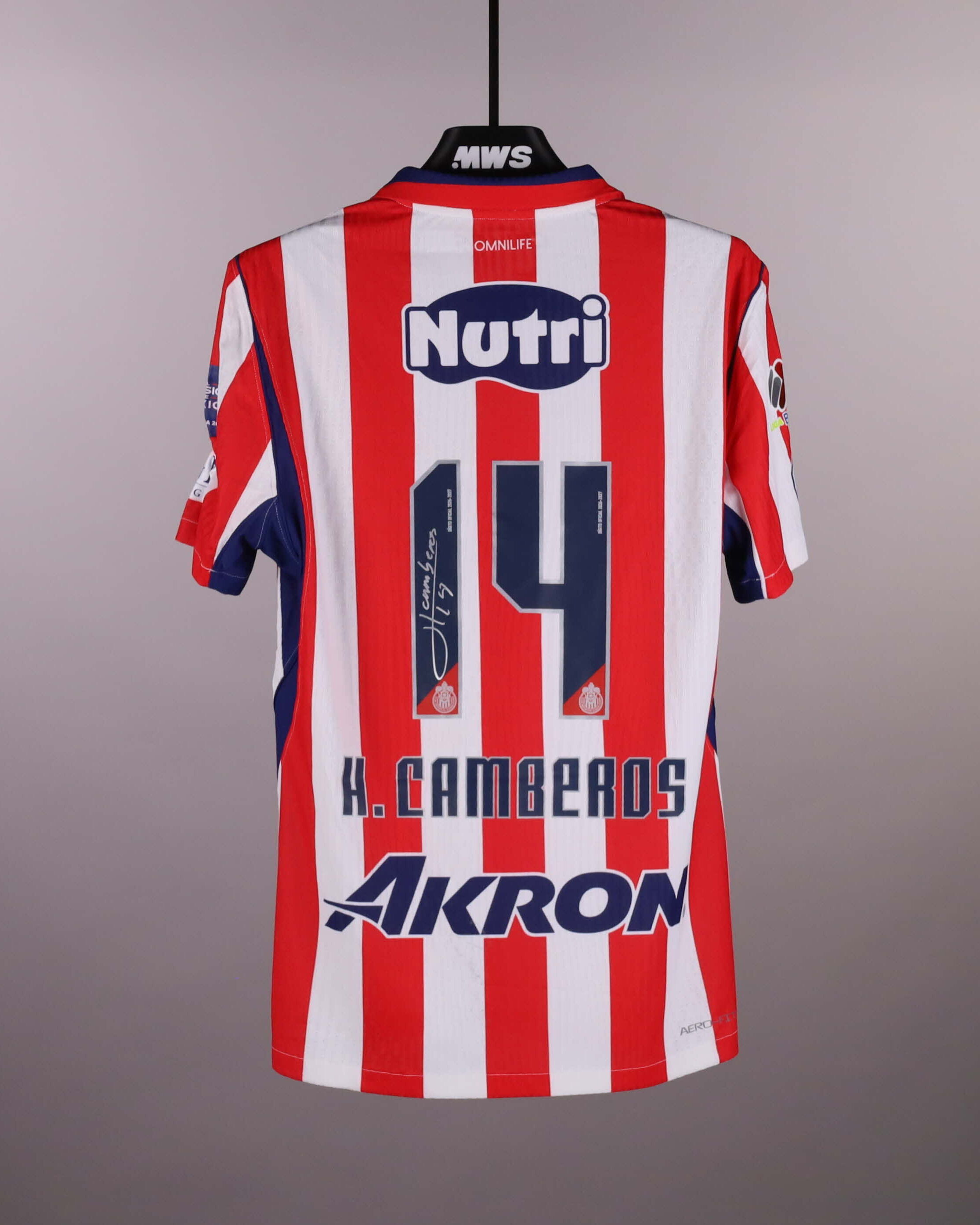 Chivas Guadalajara-Trikot von Hugo Camberos Figueroa