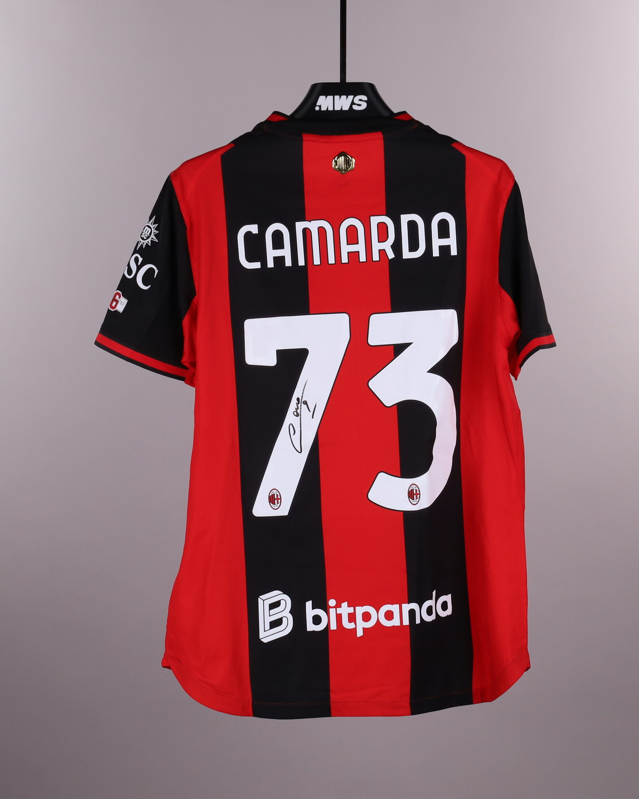 Francesco Camarda AC Milan camisa.