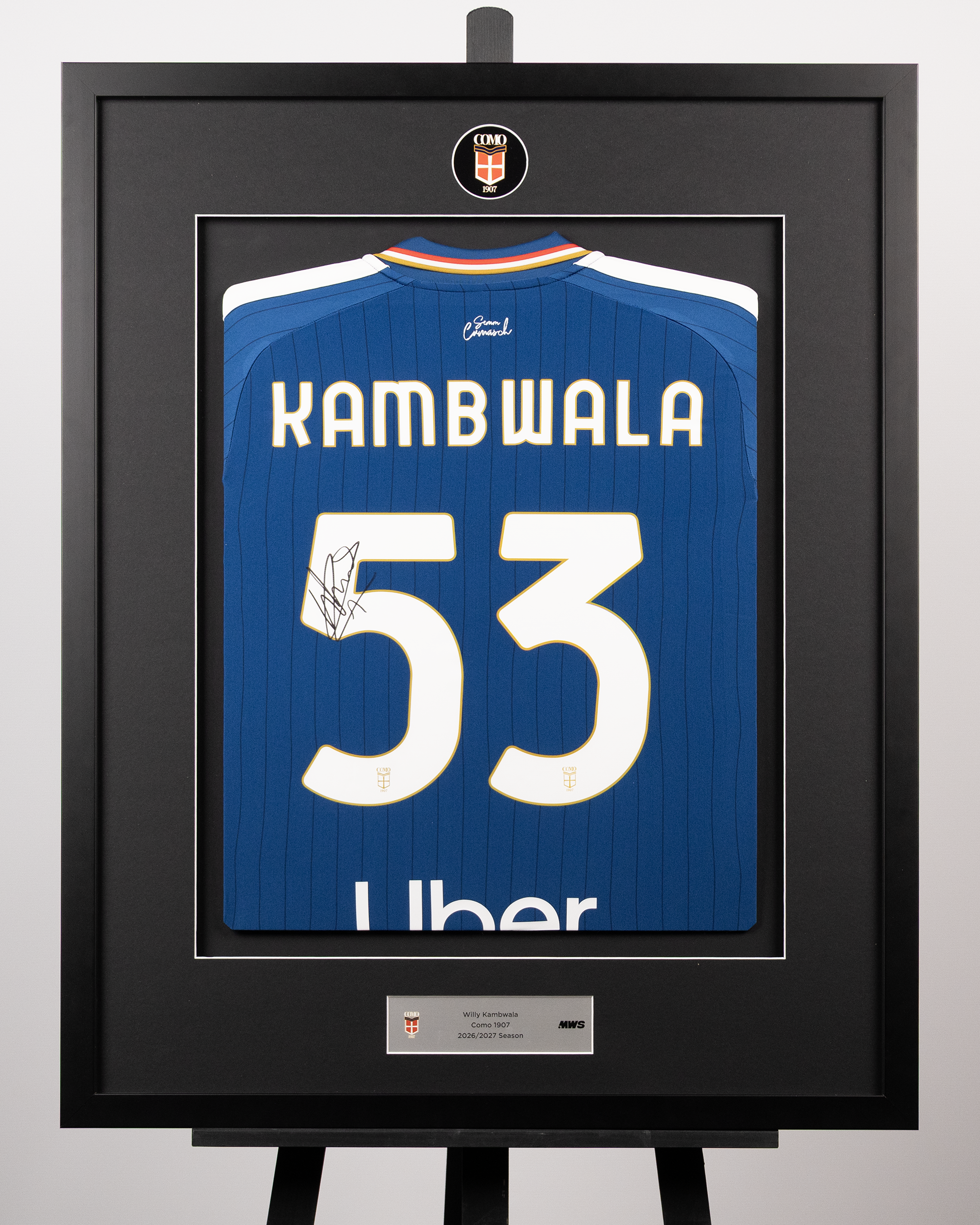 Willy Kambwala Signed Frame