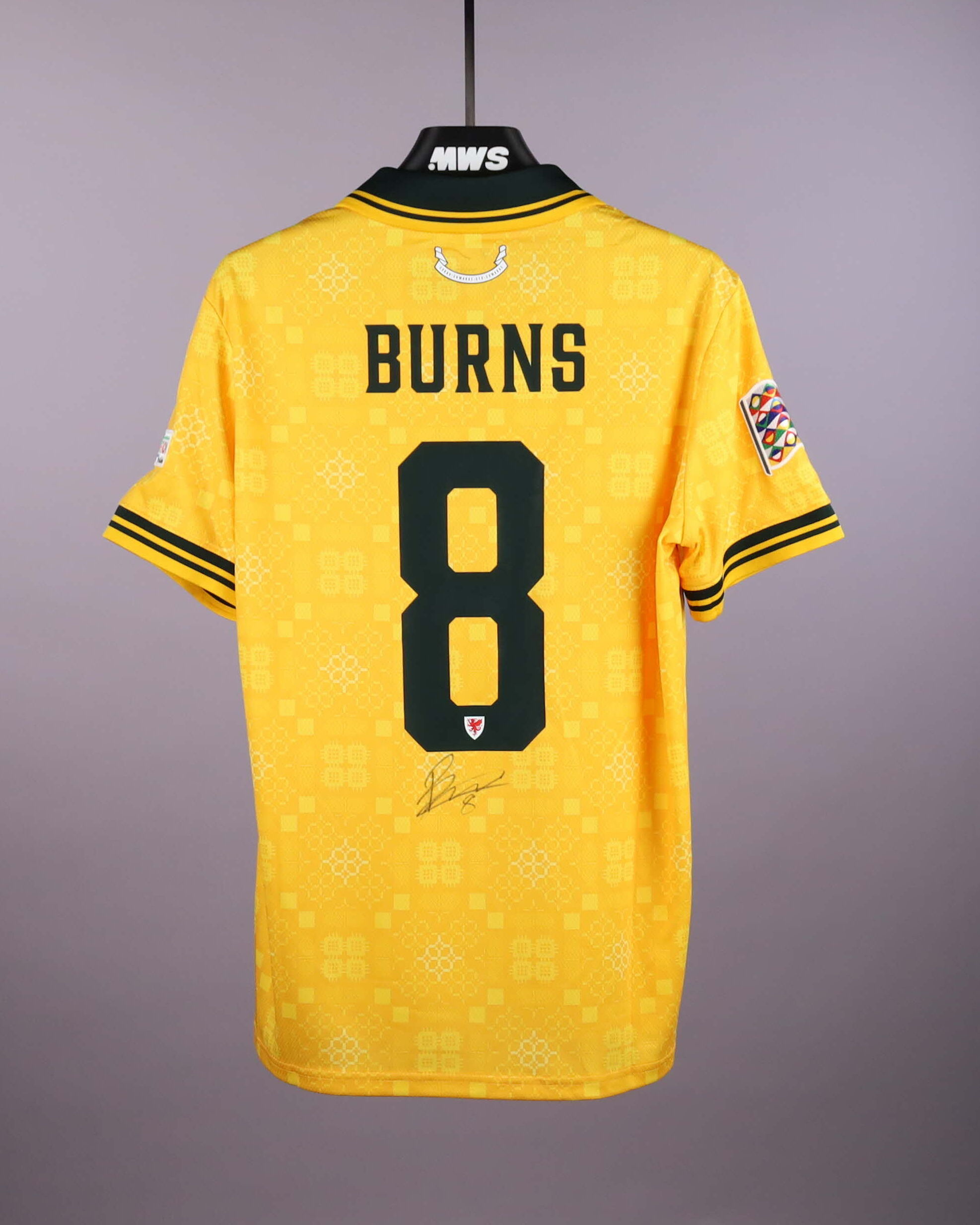 Wes Burns Wales jersey